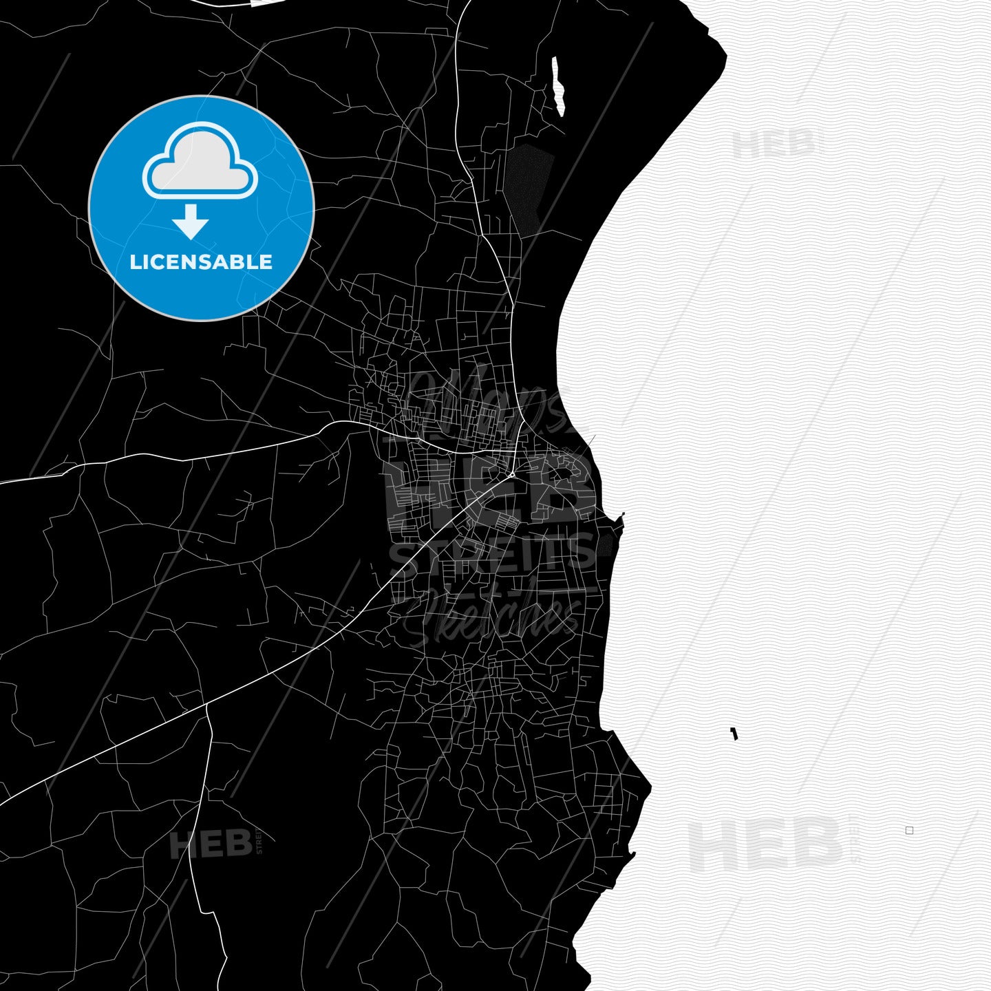 Malindi, Kenya PDF map