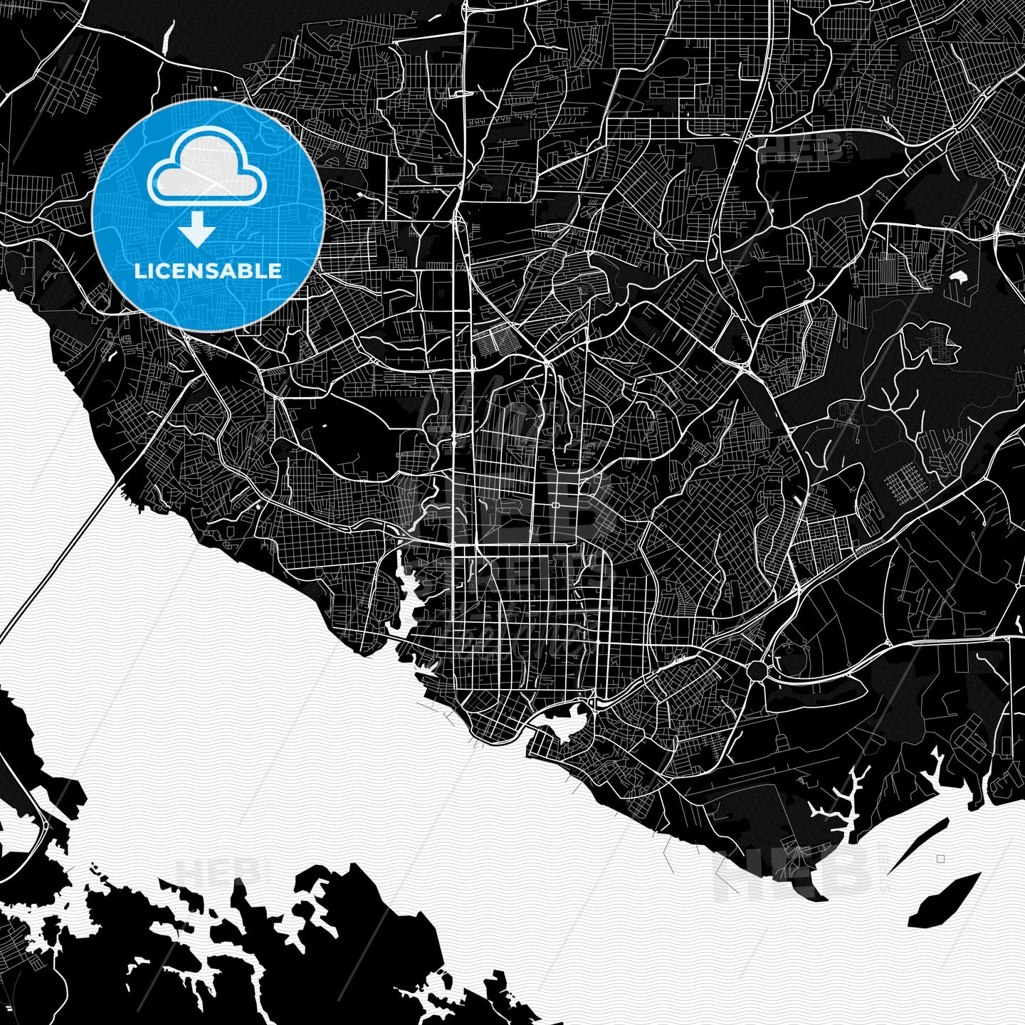 Manaus, Brazil PDF map