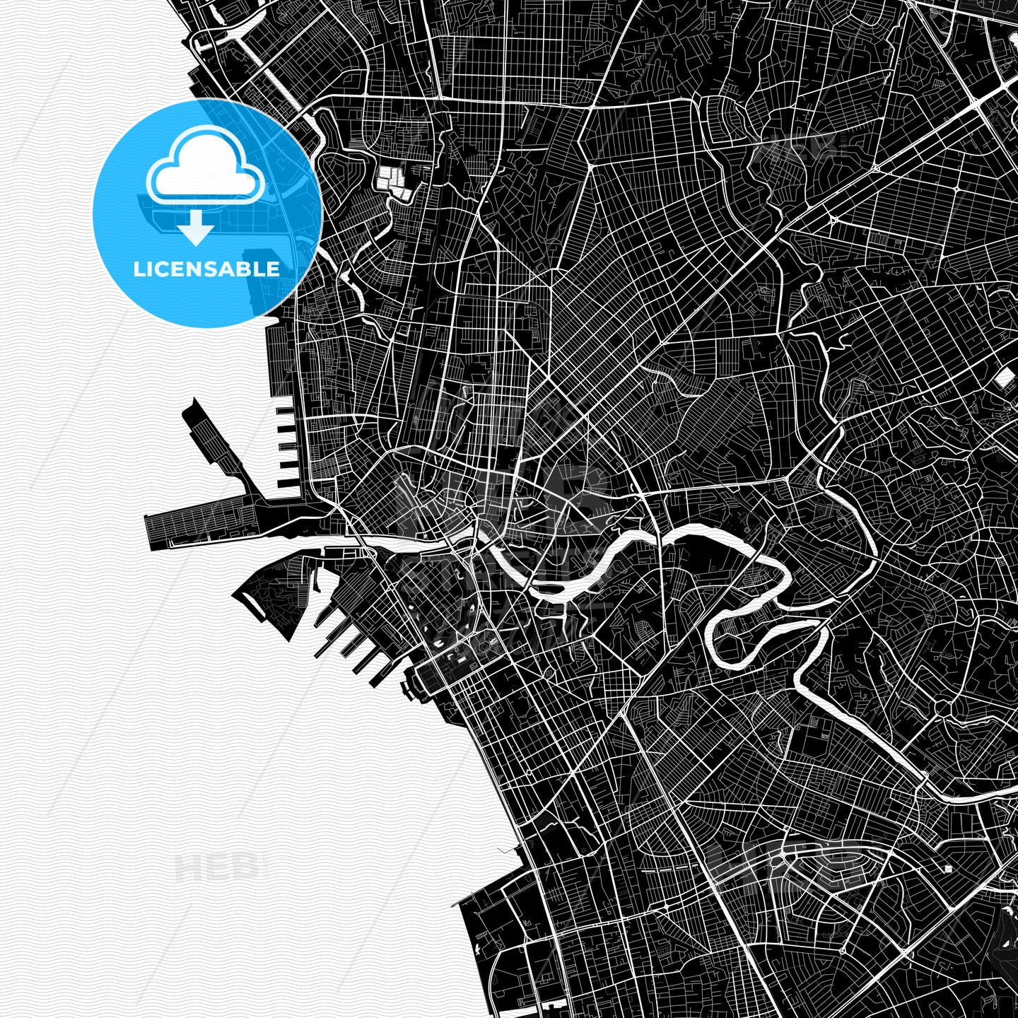 Manila, Philippines PDF map