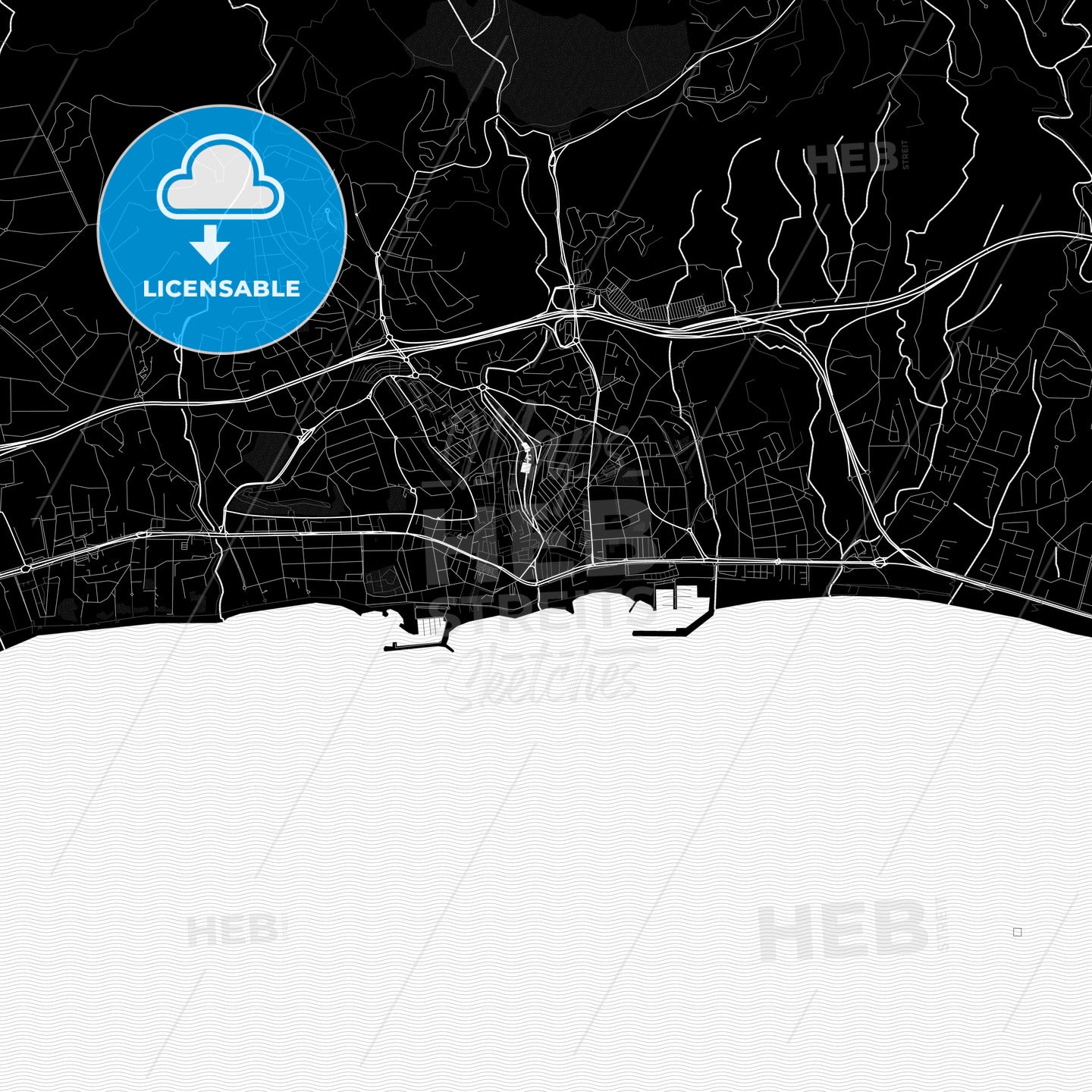 Marbella, Spain PDF map