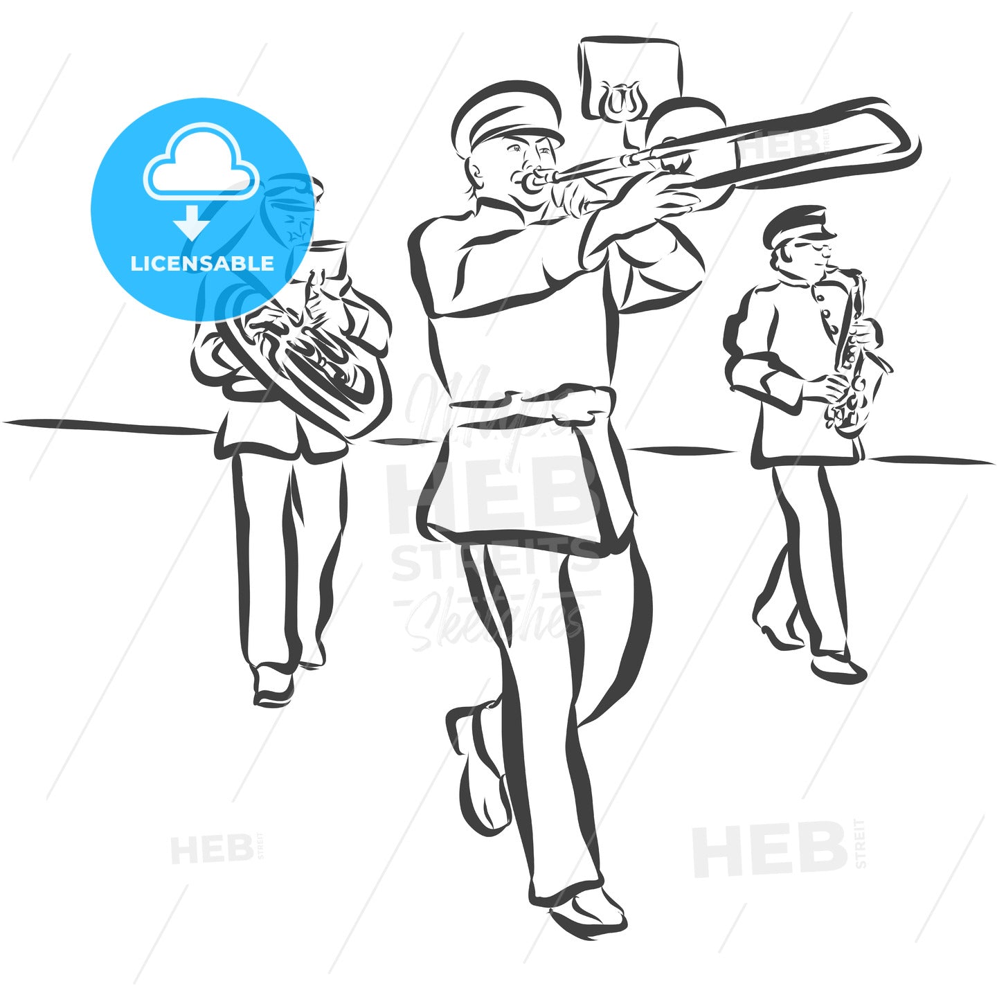 Marching Band performes Folk Music – instant download