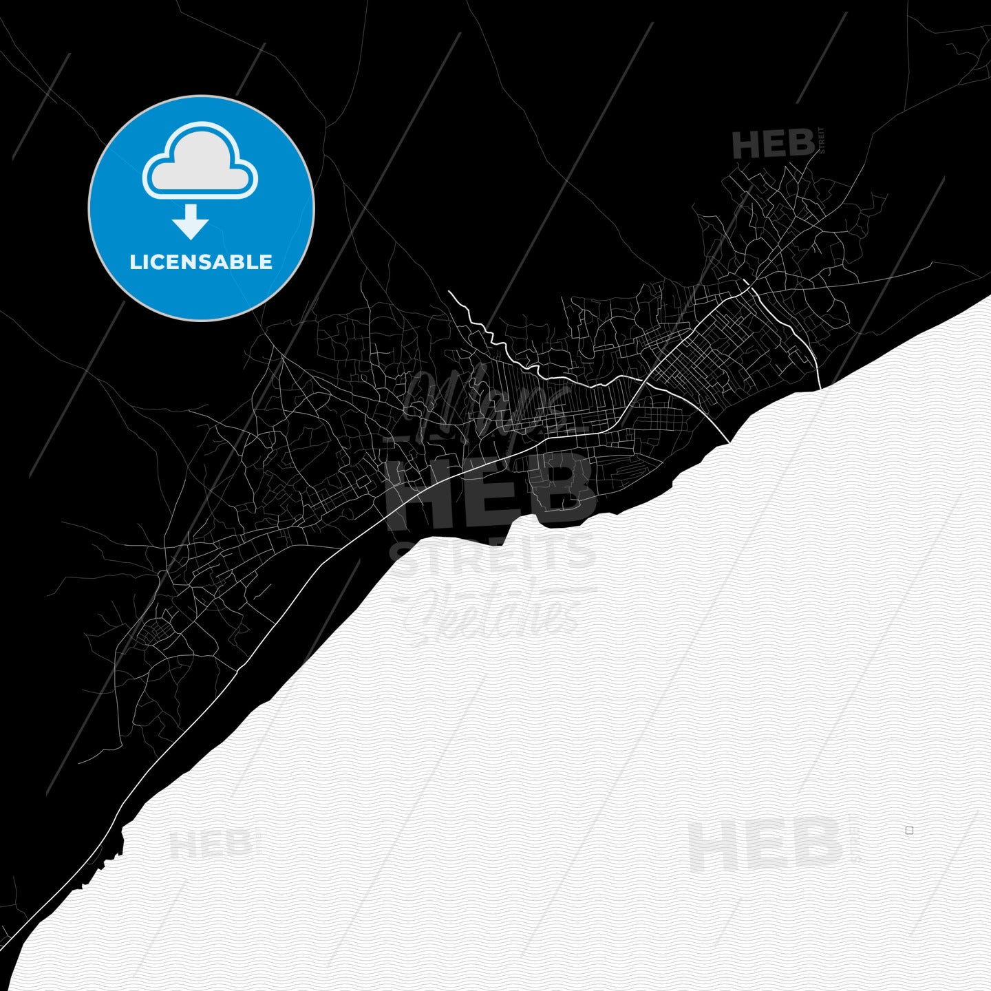 Marka, Somalia PDF map