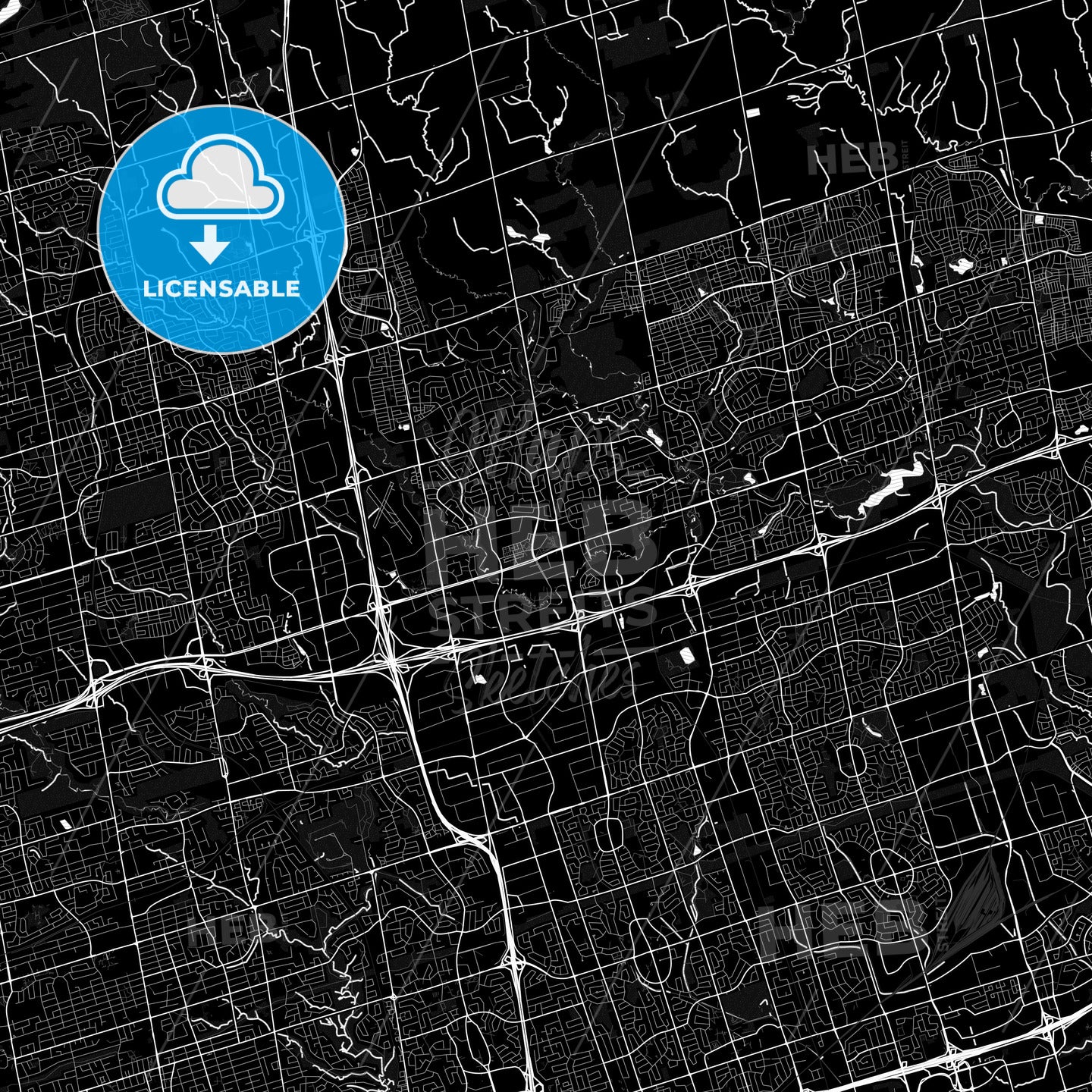 Markham, Canada PDF map