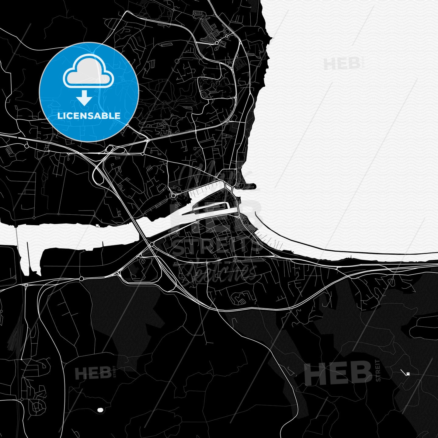 Martigues, France PDF map