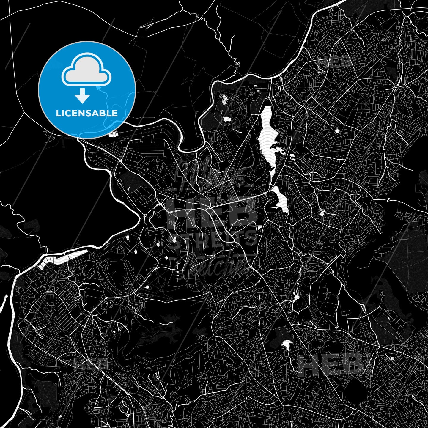 Maseru, Lesotho PDF map