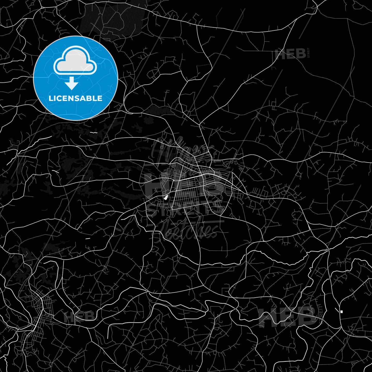 Mbouda, Cameroon PDF map
