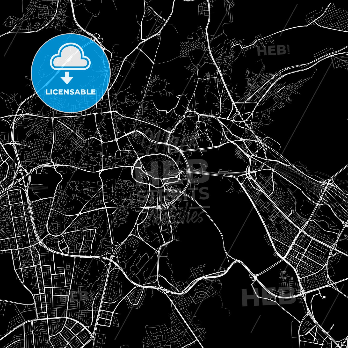 Mecca, Saudi Arabia PDF map