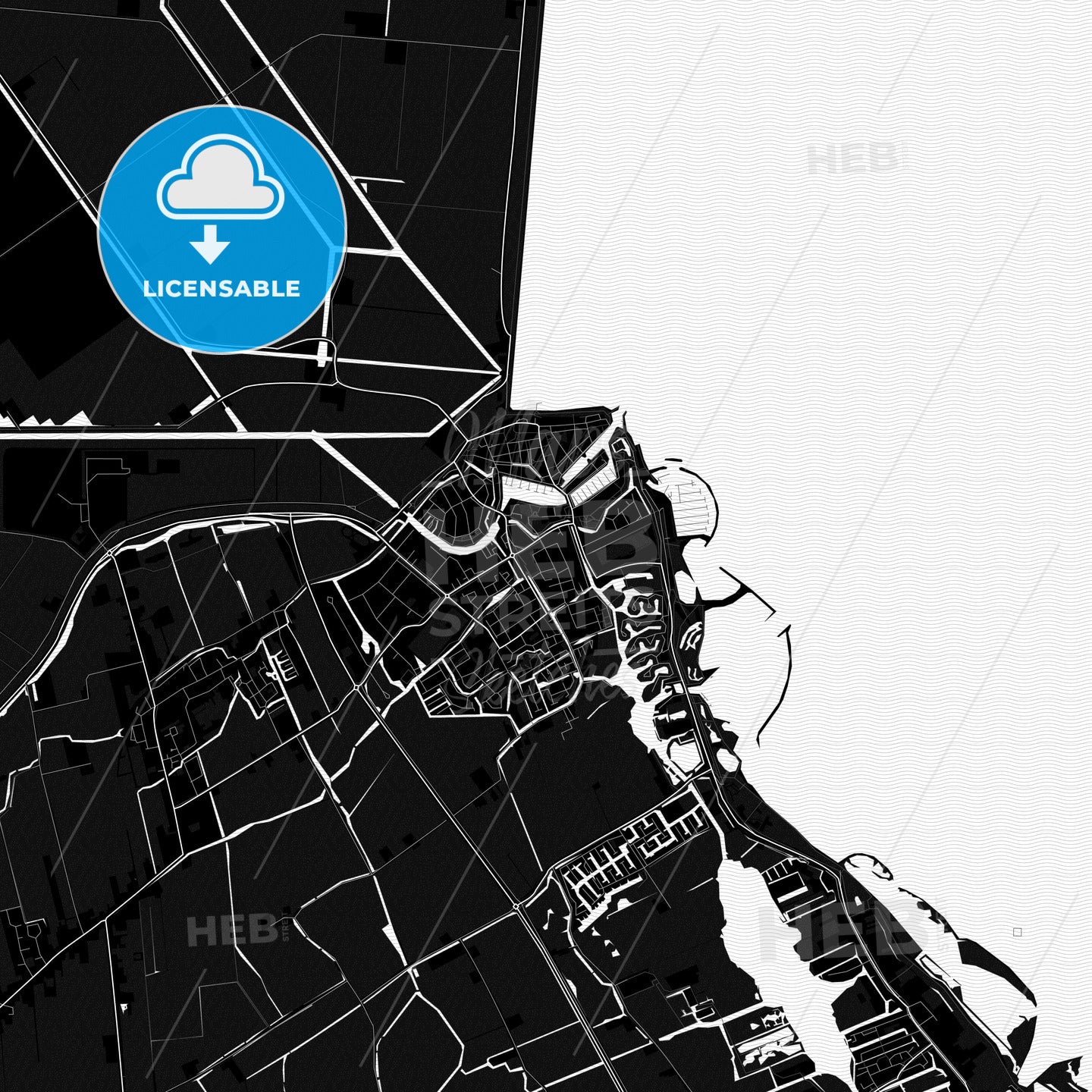 Medemblik, Netherlands PDF map