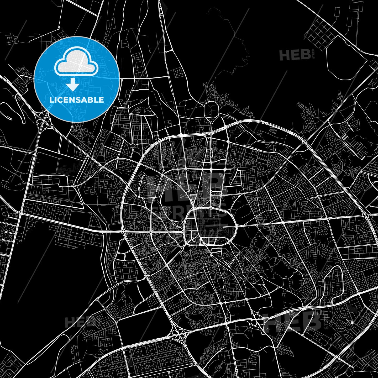 Medina, Saudi Arabia PDF map