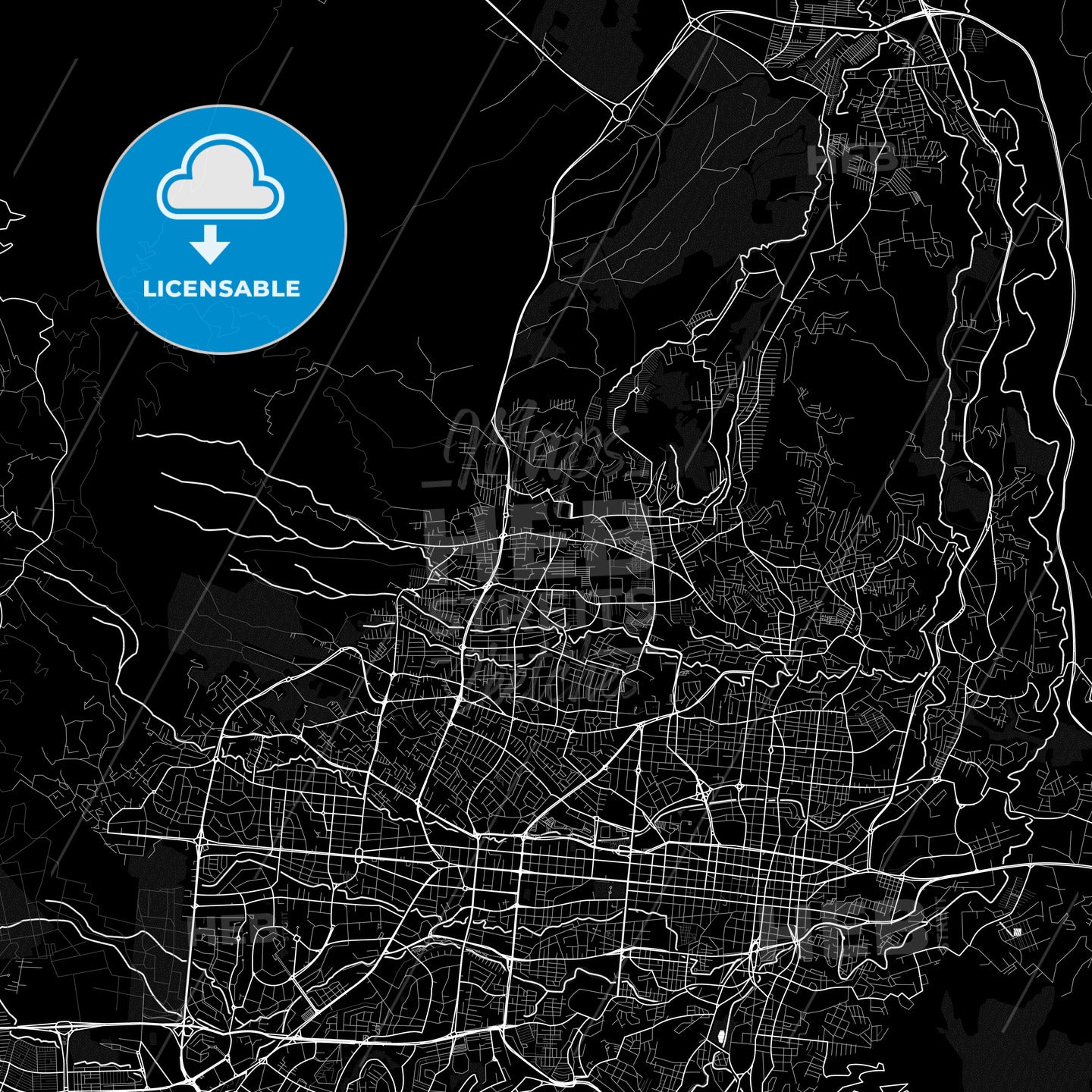 Mejicanos, El Salvador PDF map