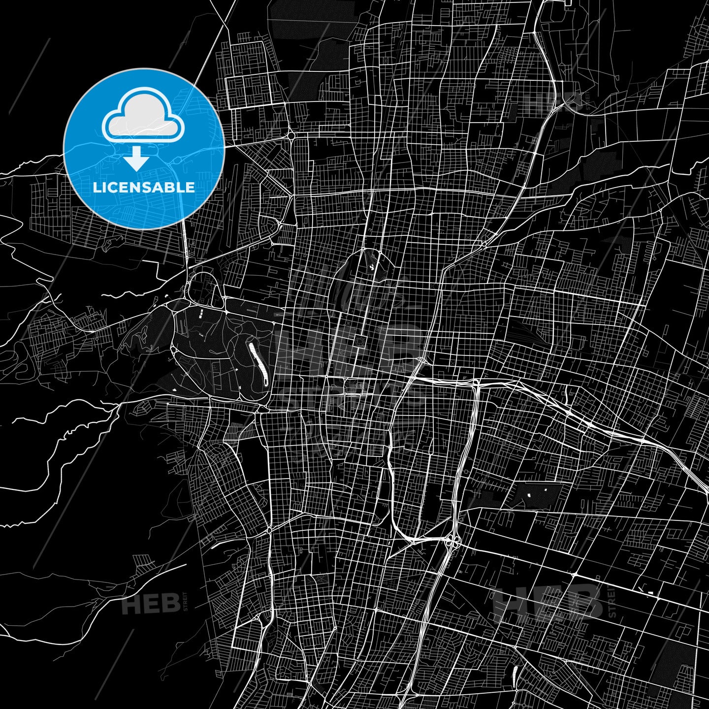 Mendoza, Argentina PDF map