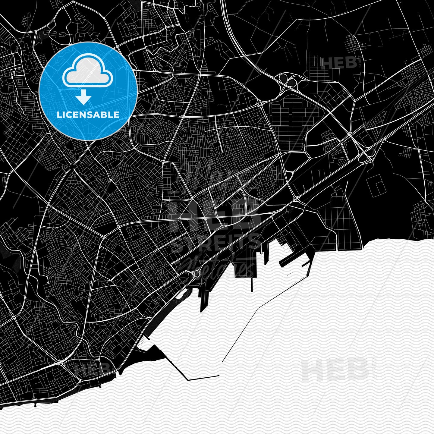 Mersin, Turkey PDF map