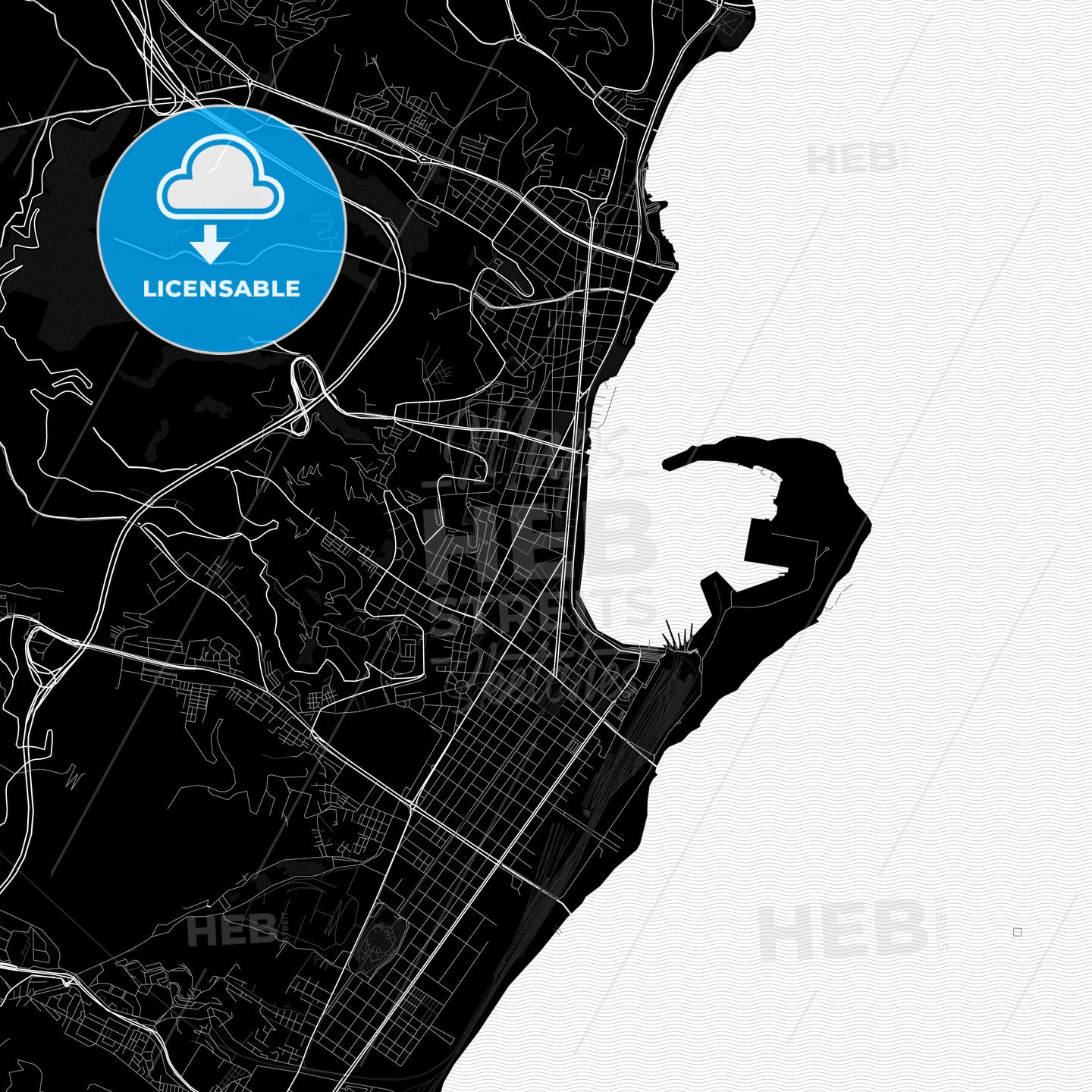 Messina, Italy PDF map