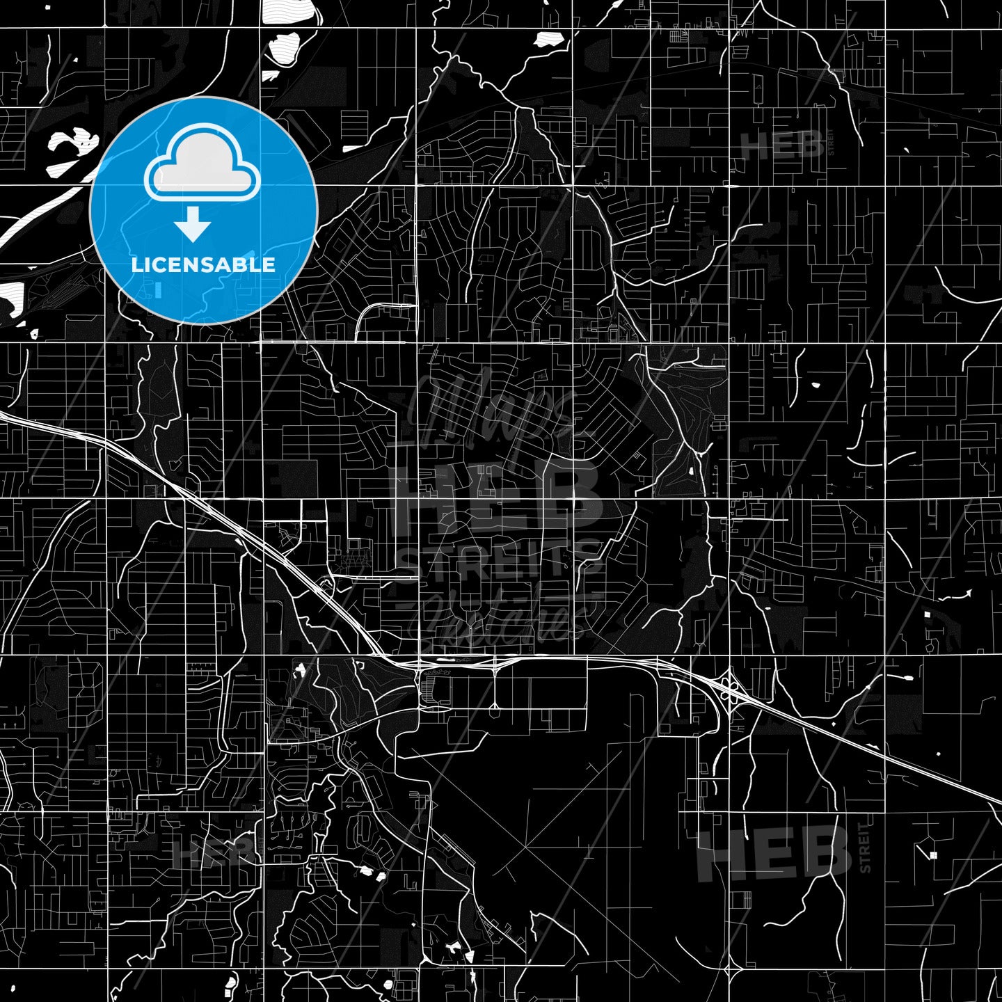 Midwest City, Oklahoma, United States, PDF map