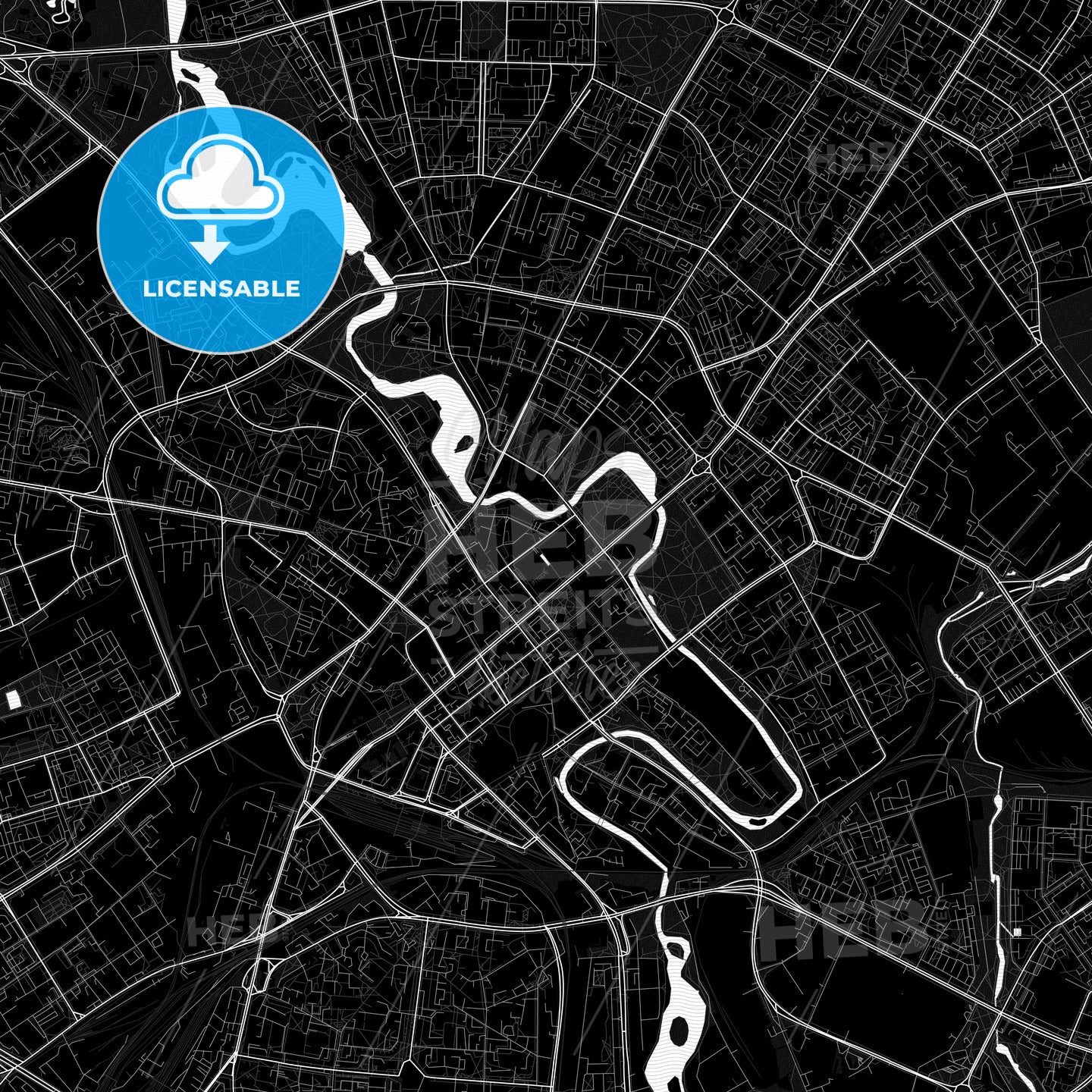 Minsk, Belarus PDF map