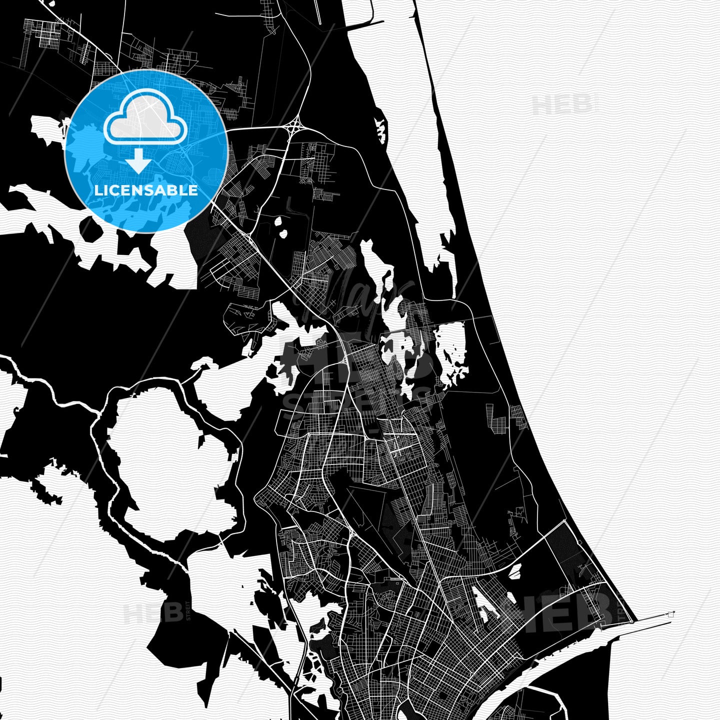 Miramar, Mexico PDF map