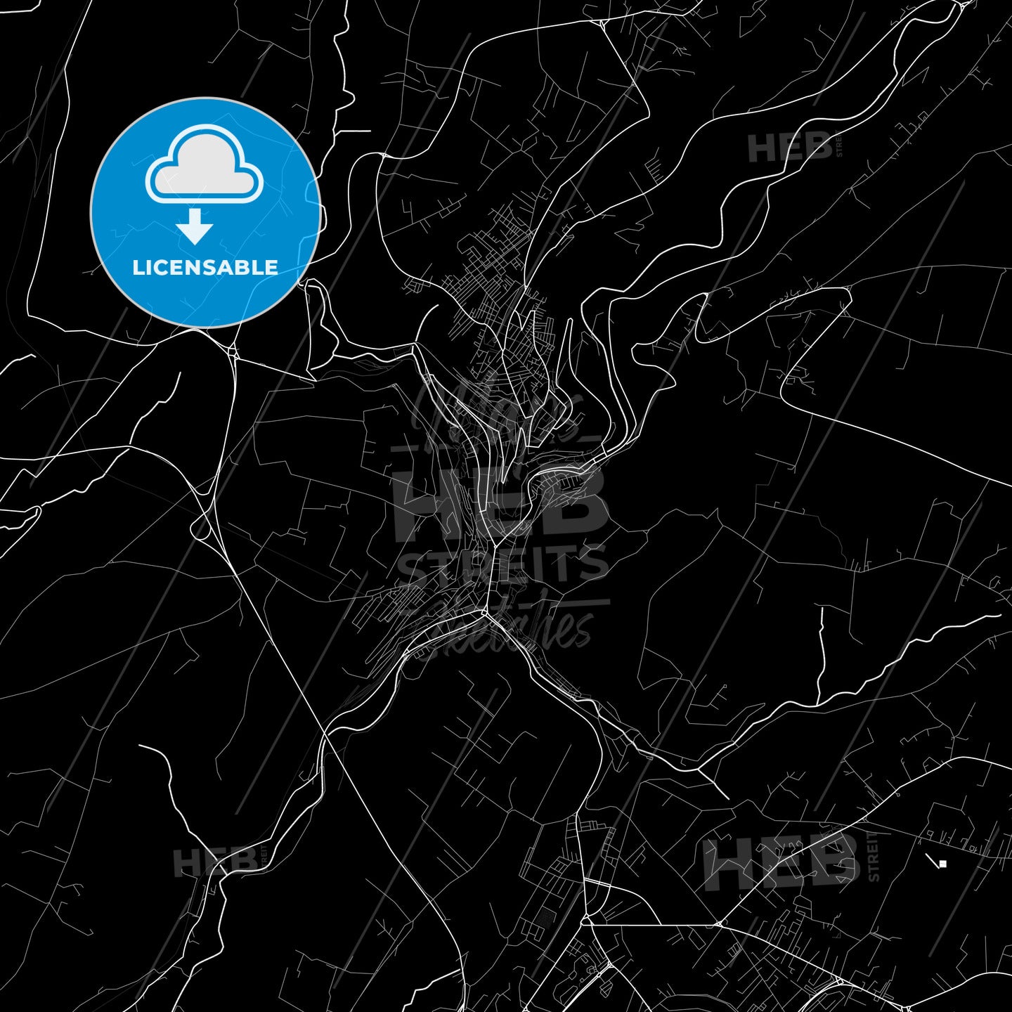 Modica, Italy PDF map