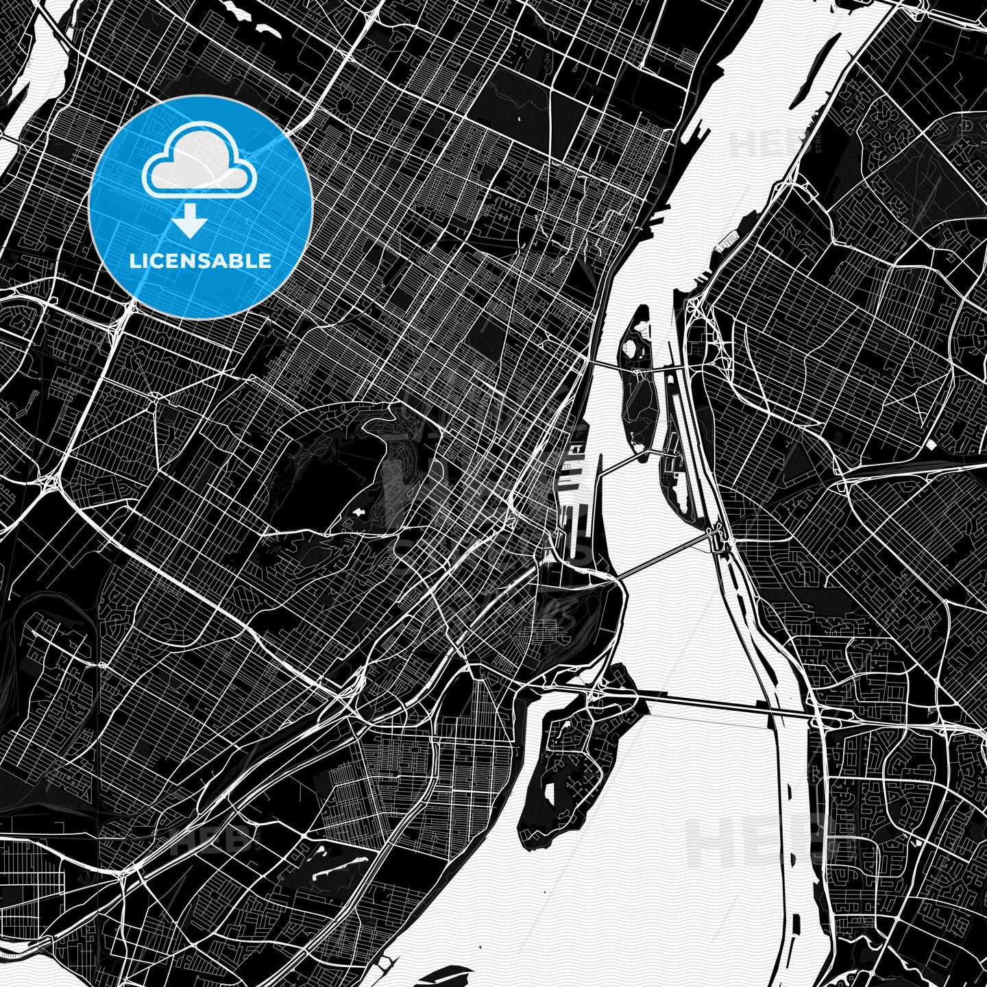 Montreal, Canada PDF map