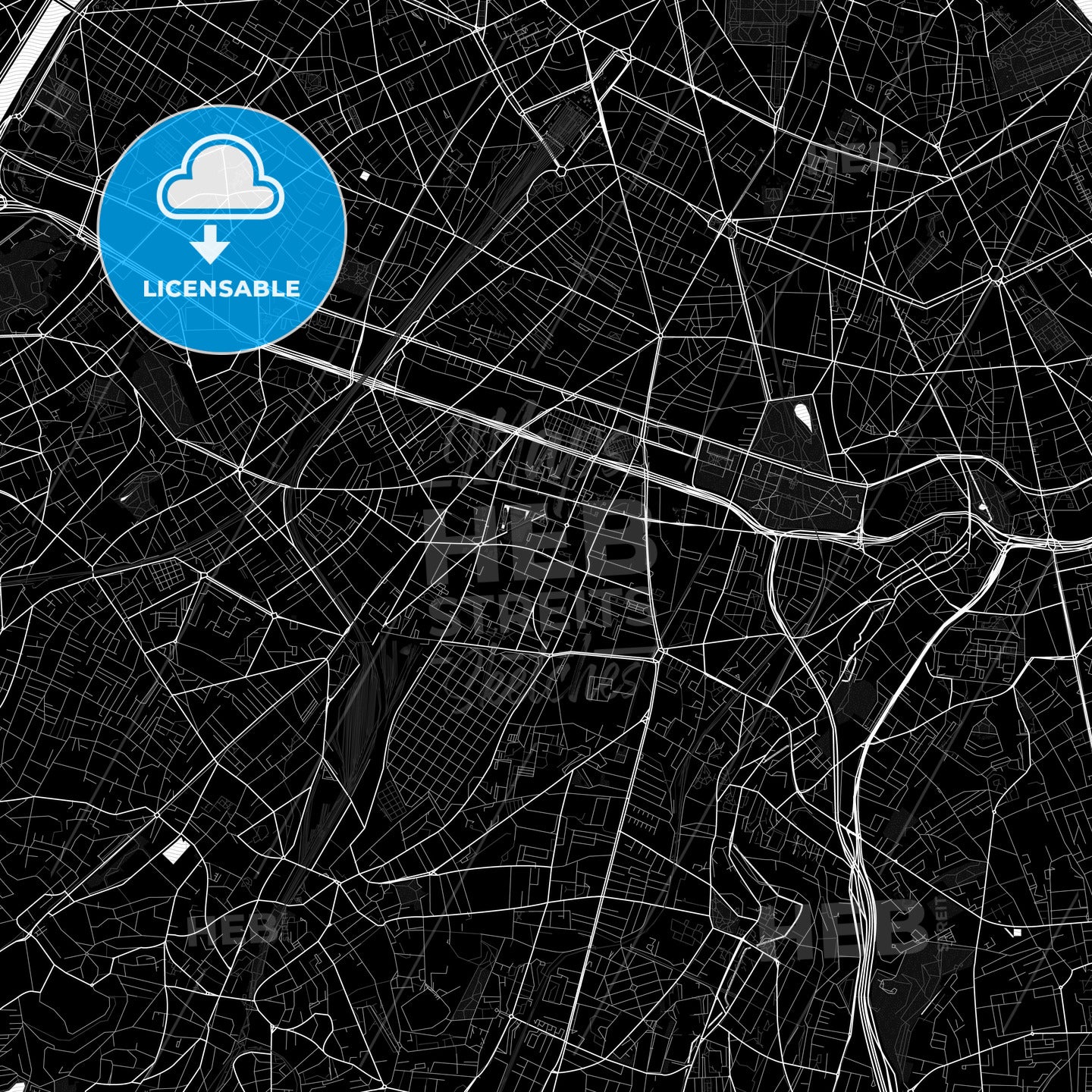 Montrouge, France PDF map