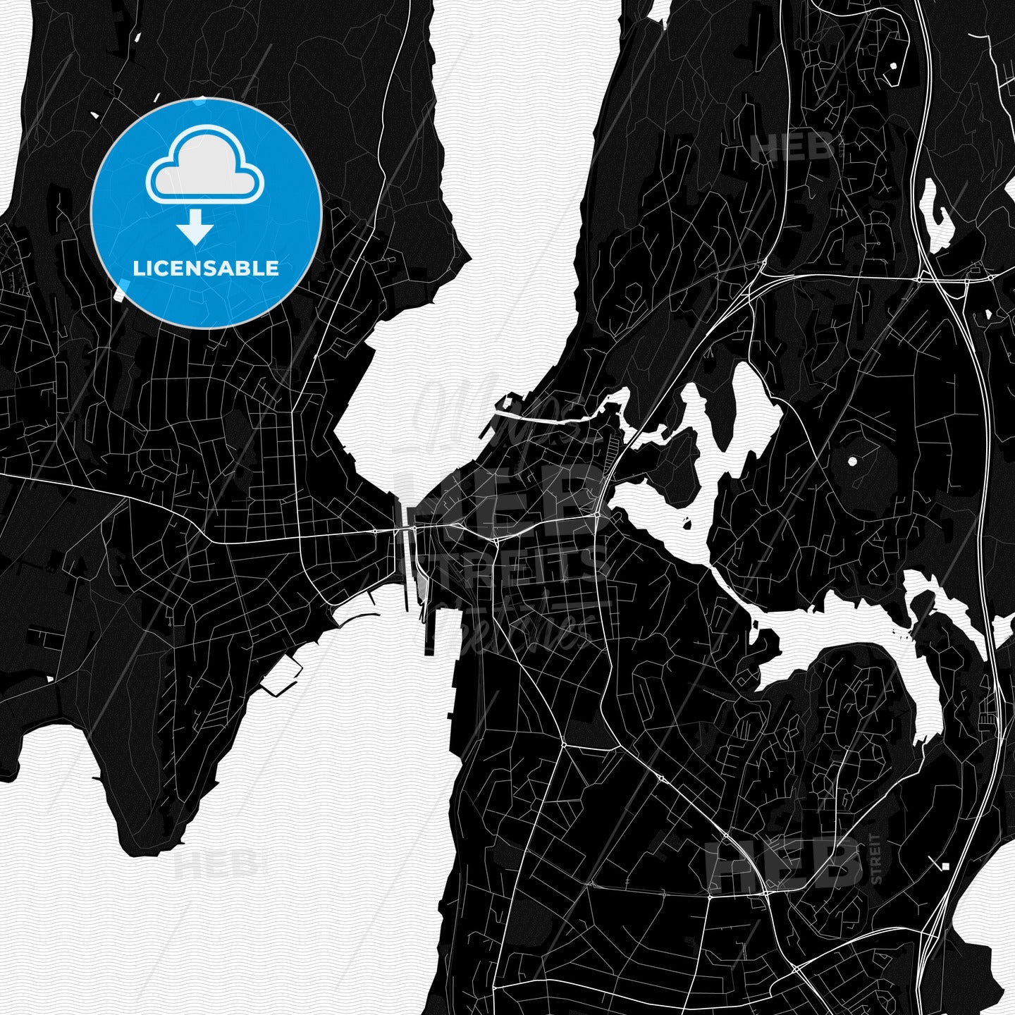 Moss, Norway PDF map