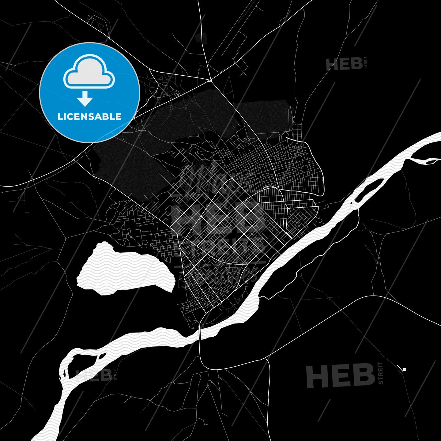 Moundou, Chad PDF map