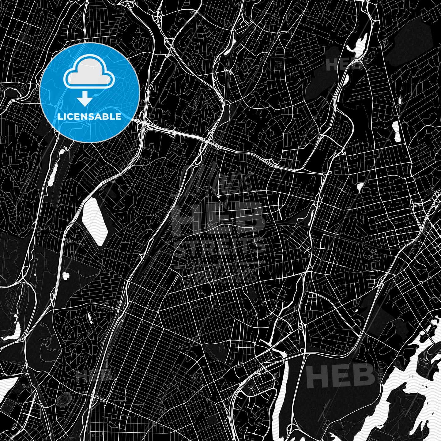 Mount Vernon, New York, United States, PDF map