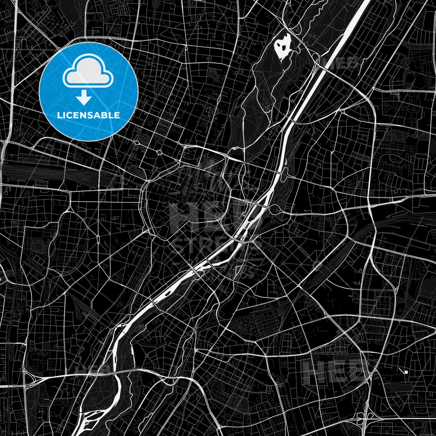 München, Germany PDF map