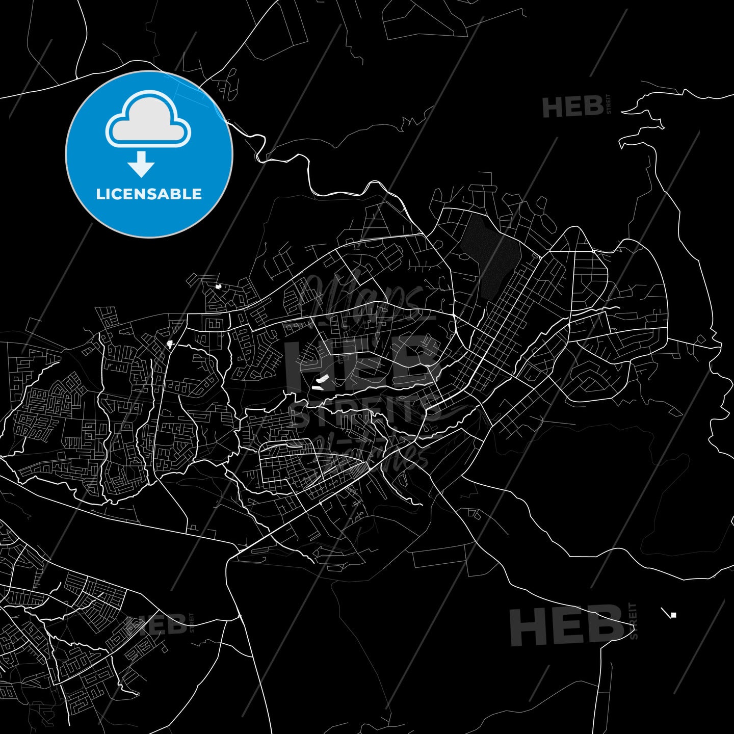 Mutare, Zimbabwe PDF map