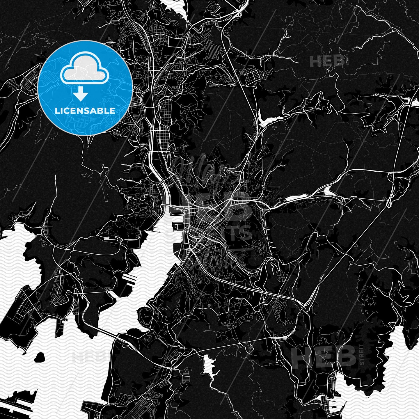 Nagasaki, Japan PDF map