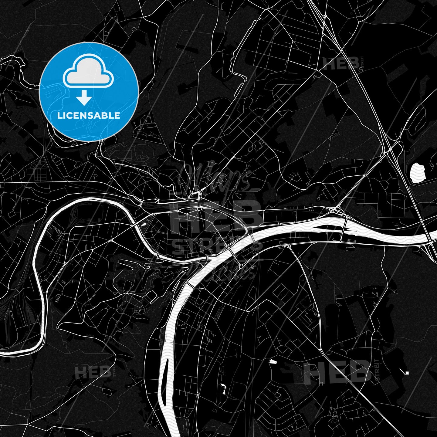 Namur, Belgium PDF map