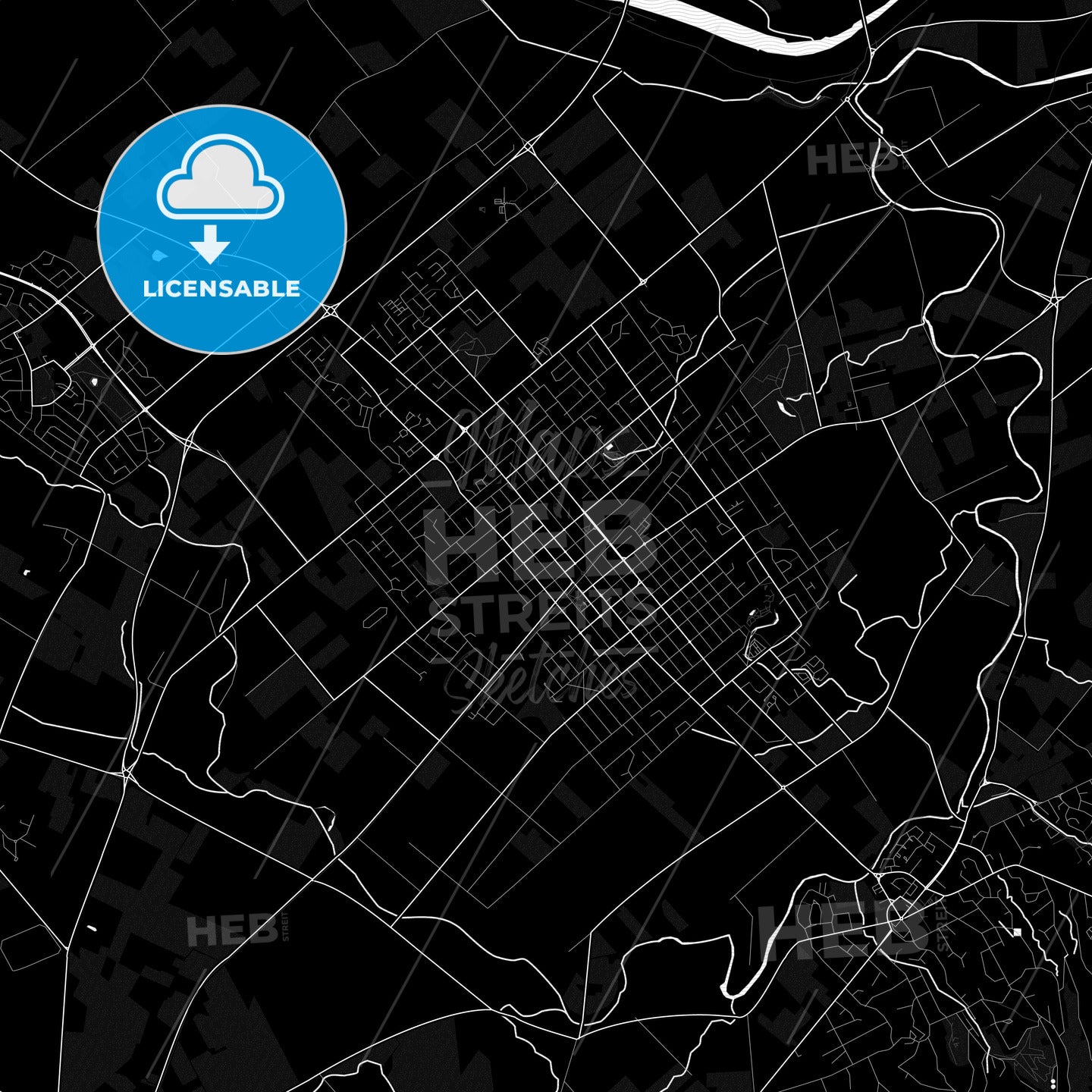 Napier-Hastings, New Zealand PDF map