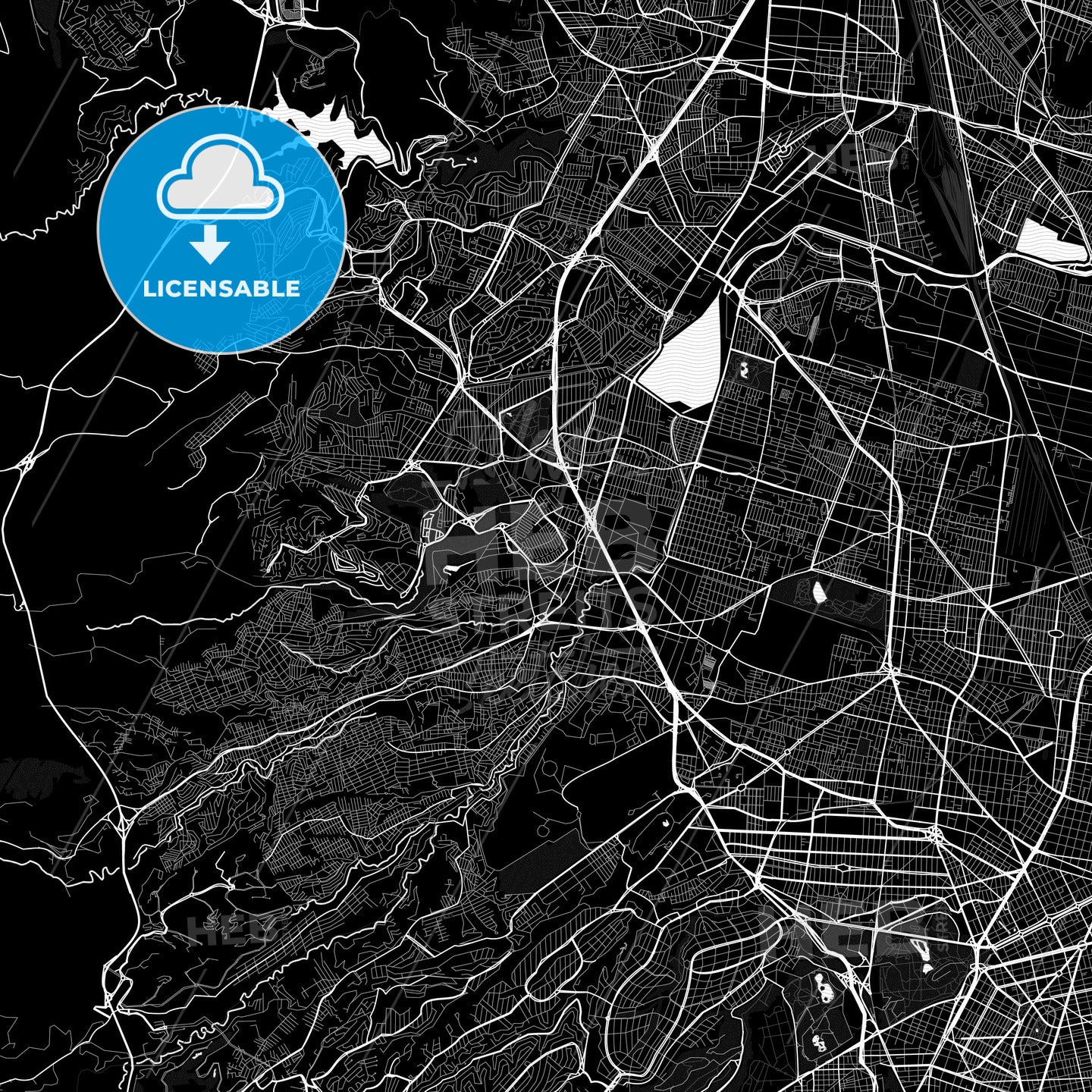 Naucalpan, Mexico PDF map