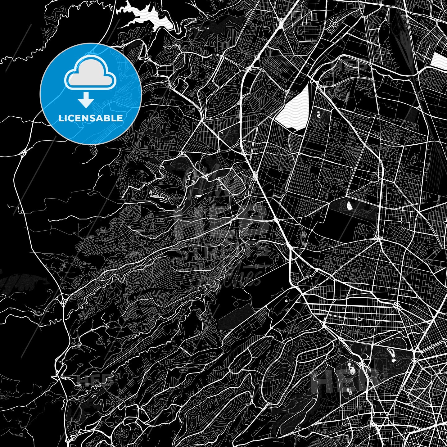 Naucalpan, Mexico PDF map