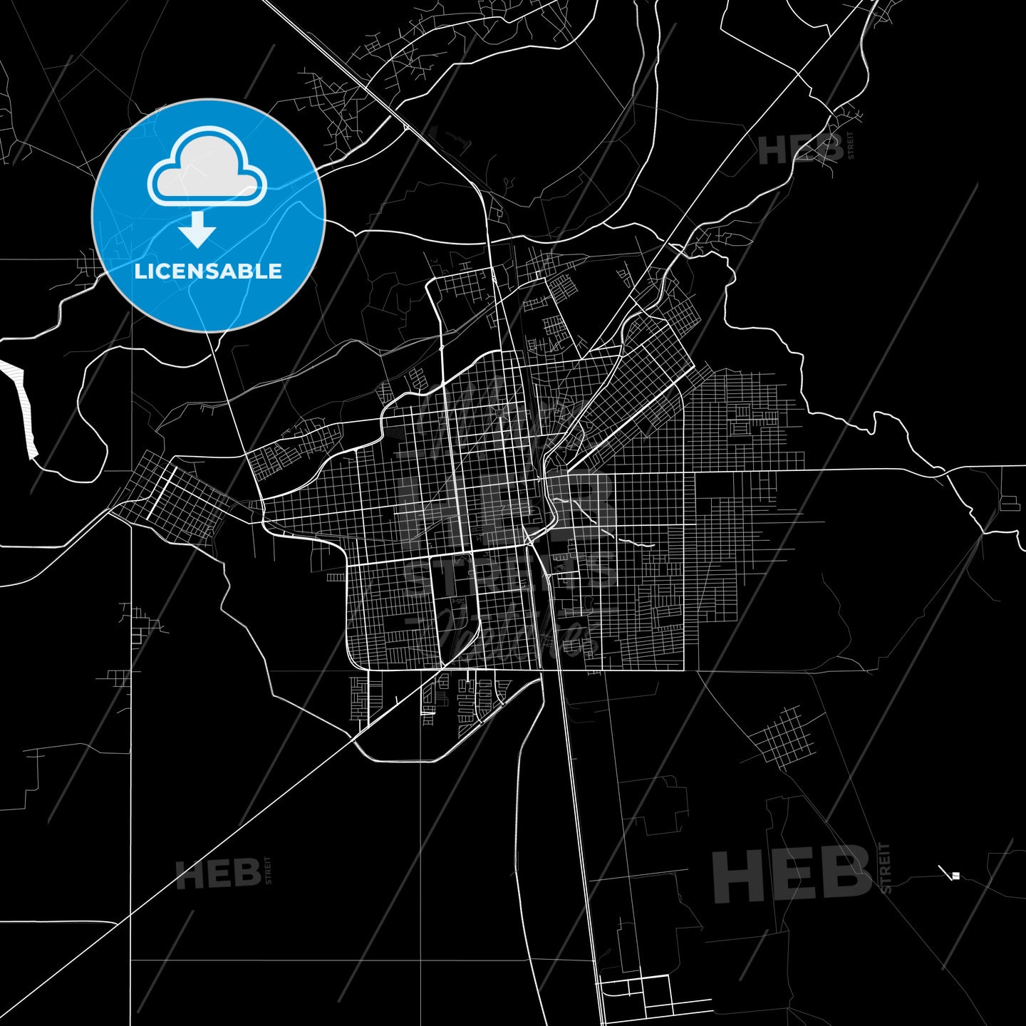 Navojoa, Mexico PDF map