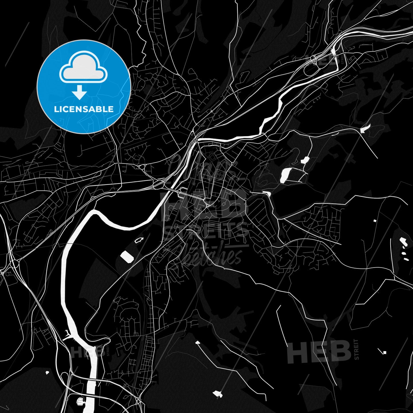 Neath, Wales PDF map