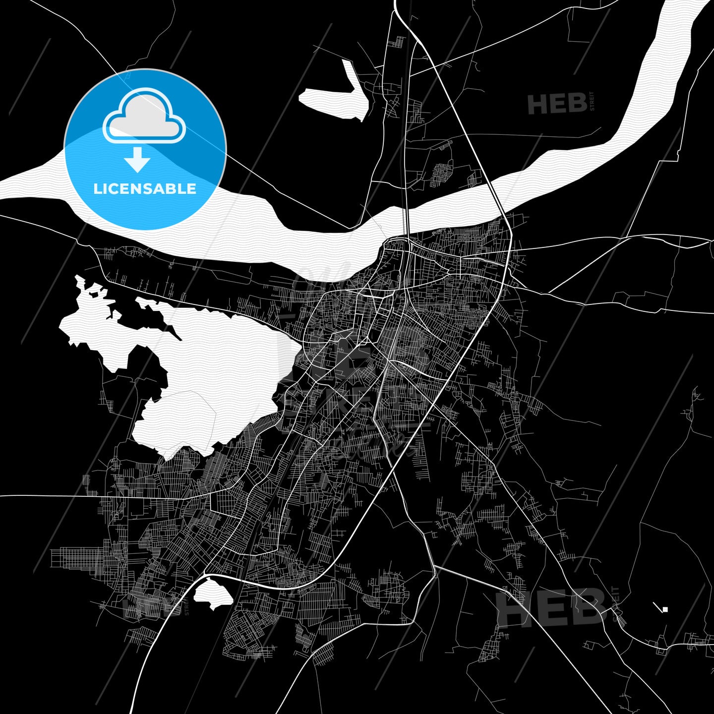 Nellore, India PDF map