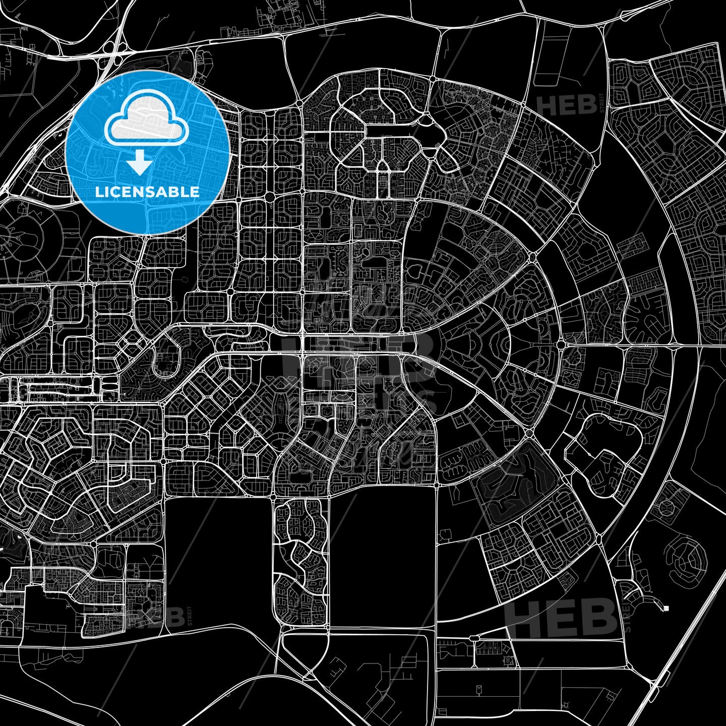 New Cairo, Egypt PDF map