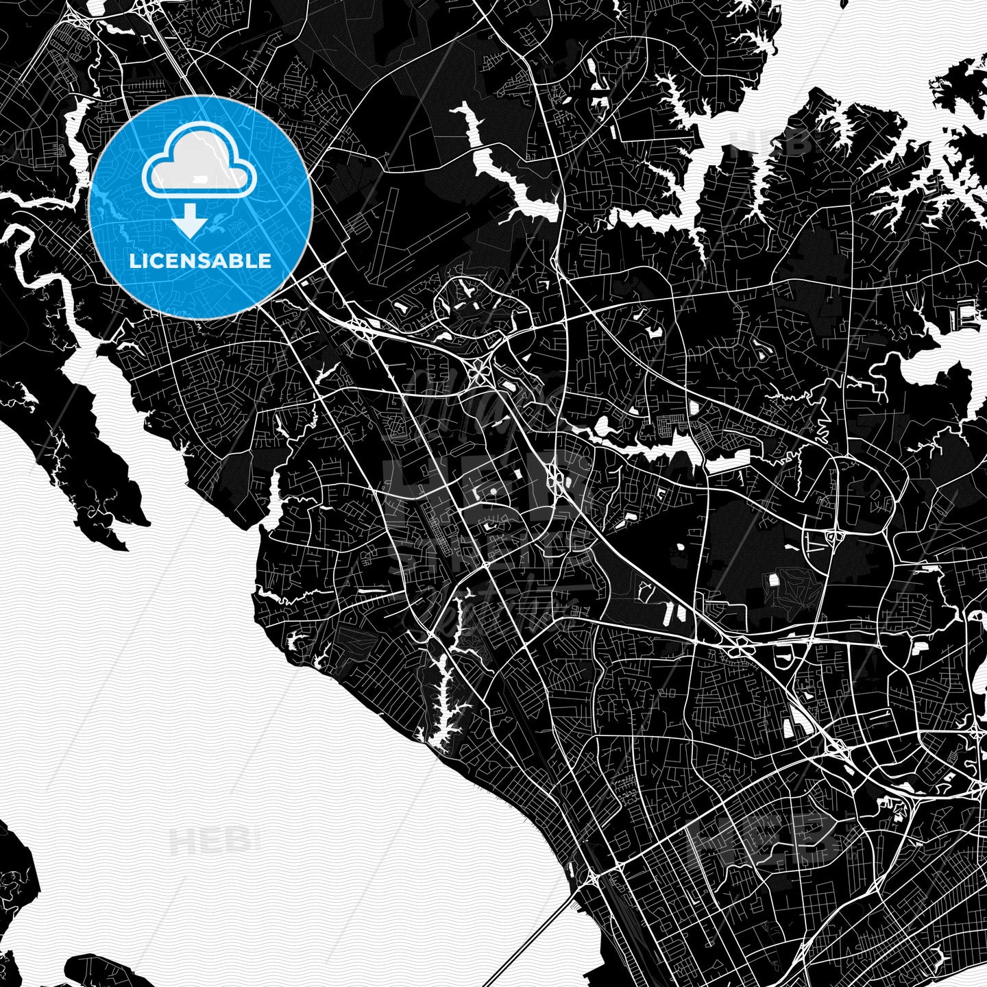 Newport News, Virginia, United States, PDF map