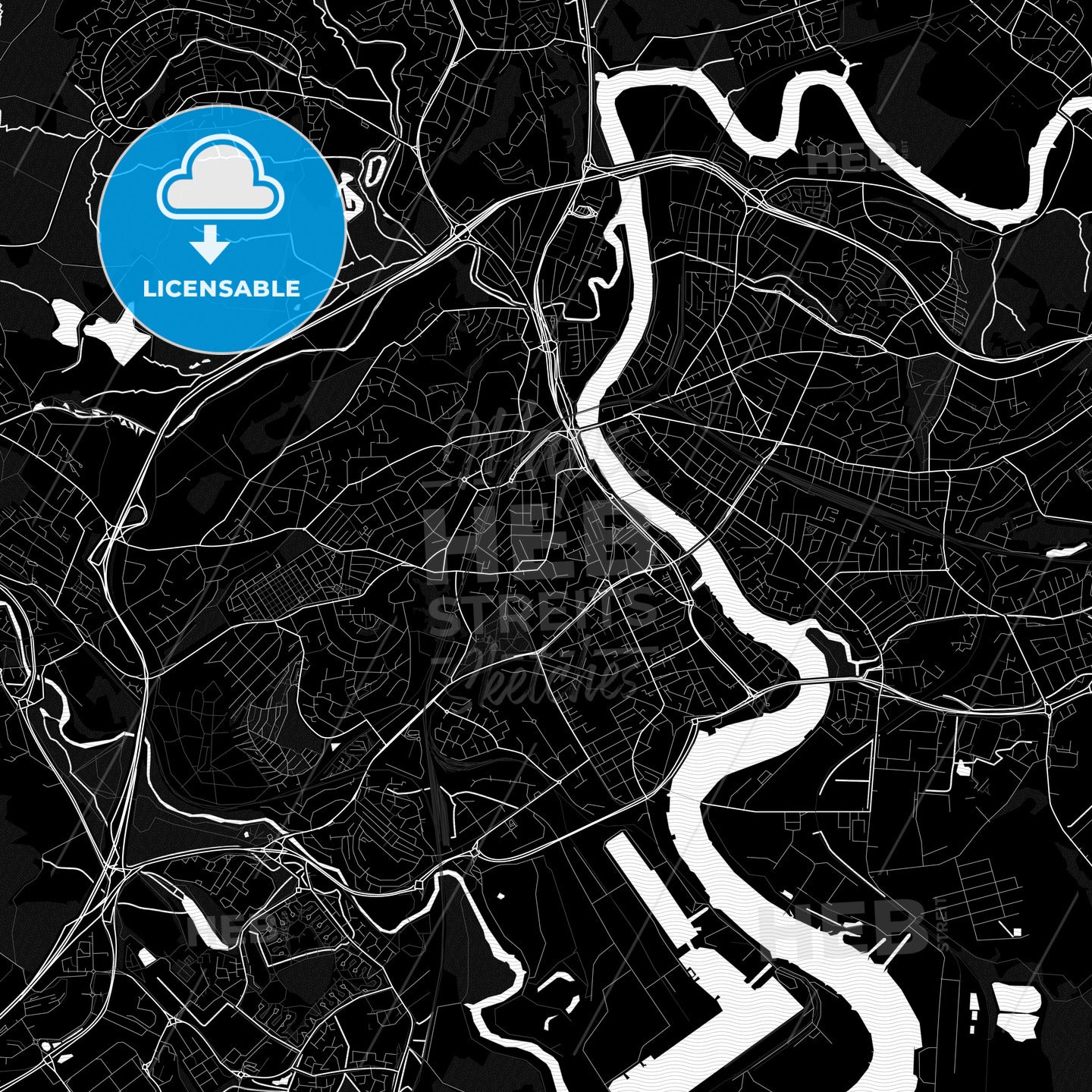 Newport, Wales PDF map
