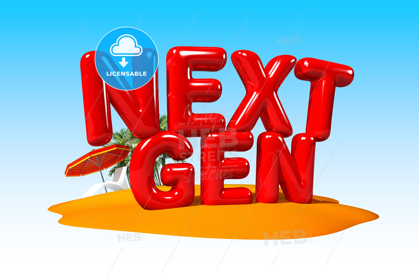 Nextgen Buzzword on Island – instant download