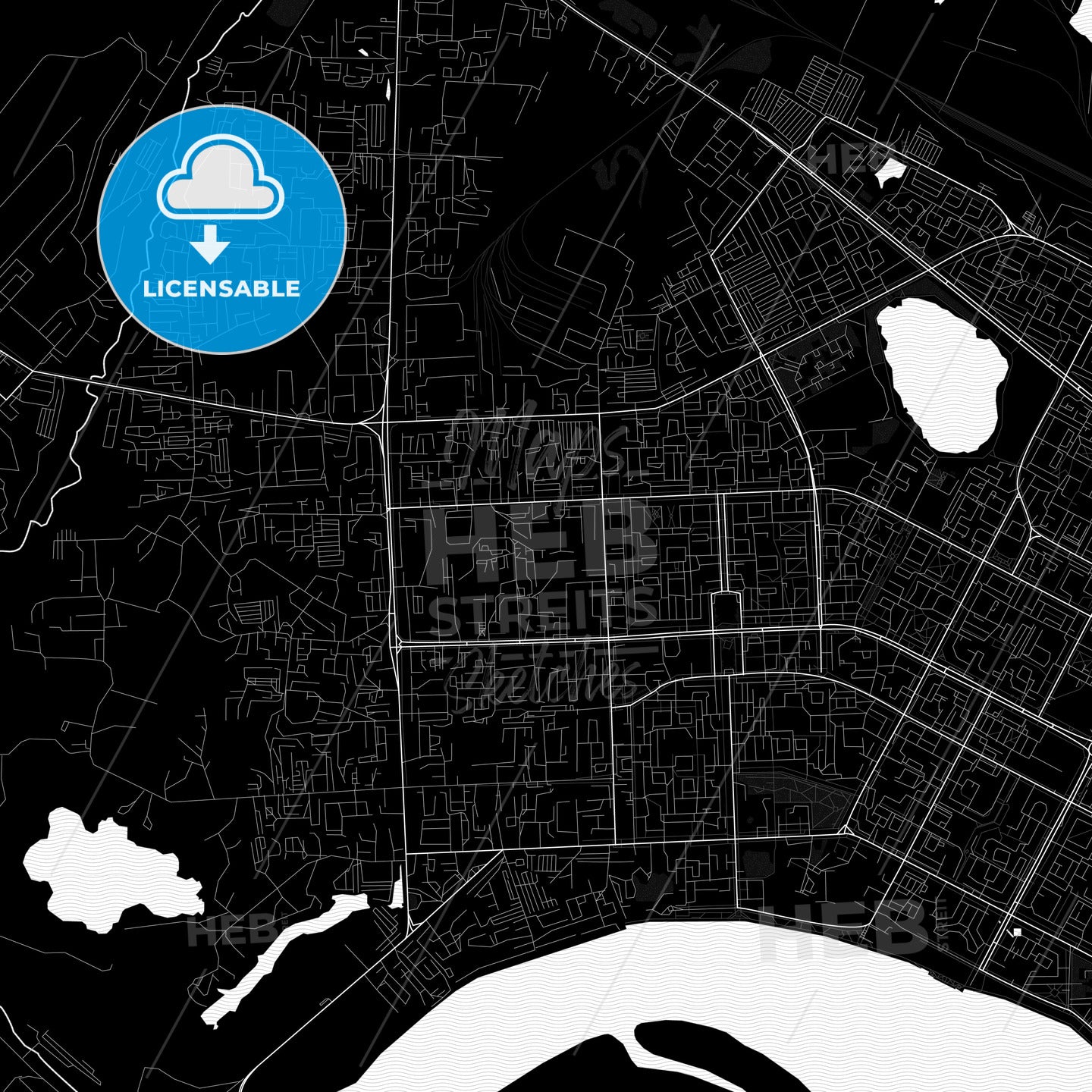 Nizhnevartovsk, Russia PDF map