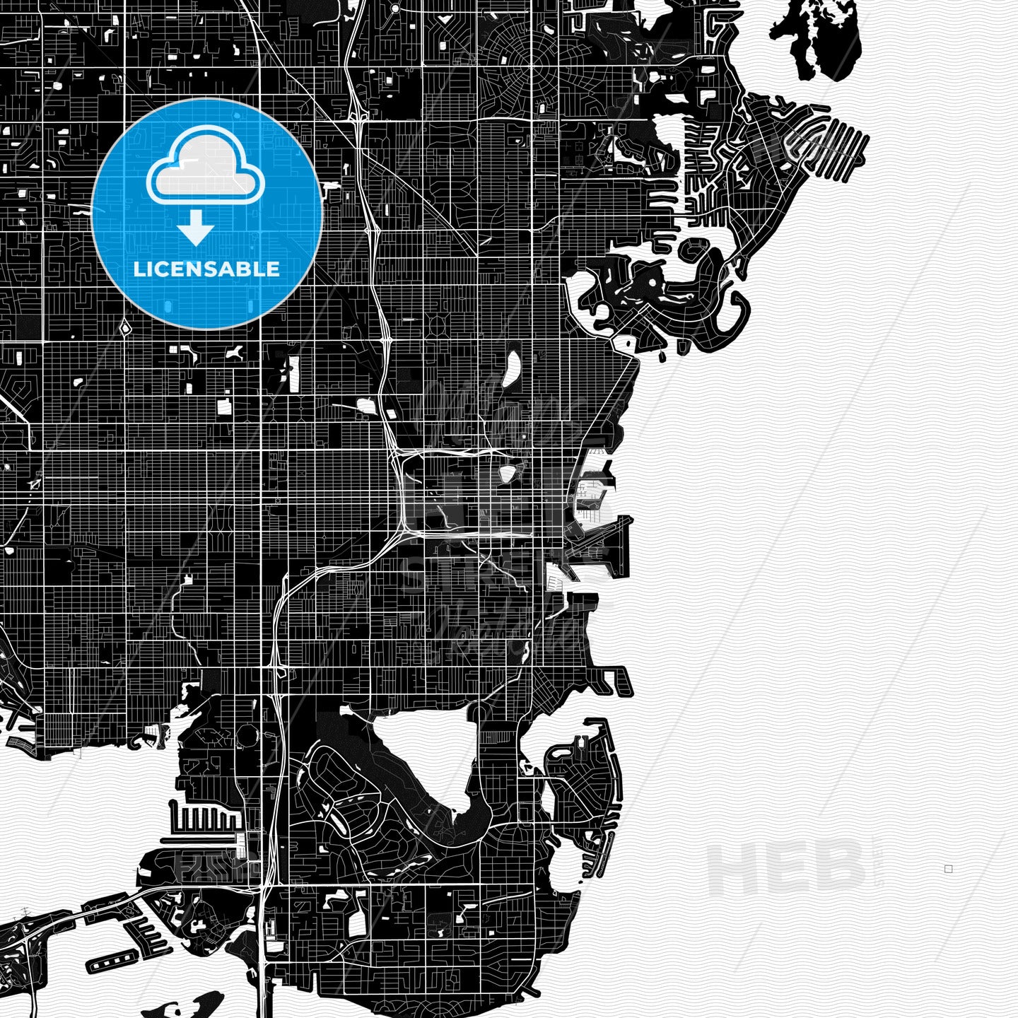Norfolk, Virginia, United States, PDF map