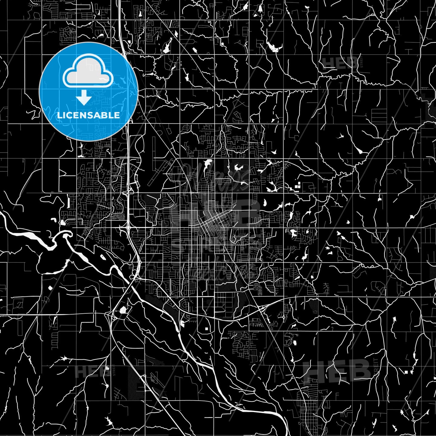 Norman, Oklahoma, United States, PDF map