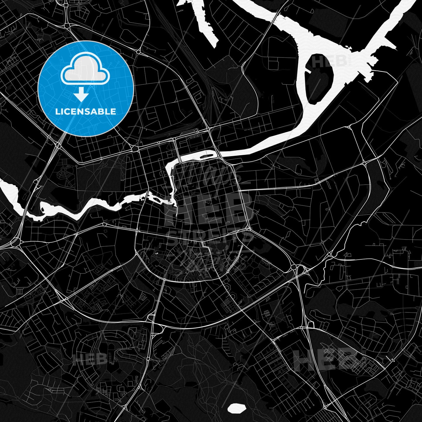 Norrköping, Sweden PDF map