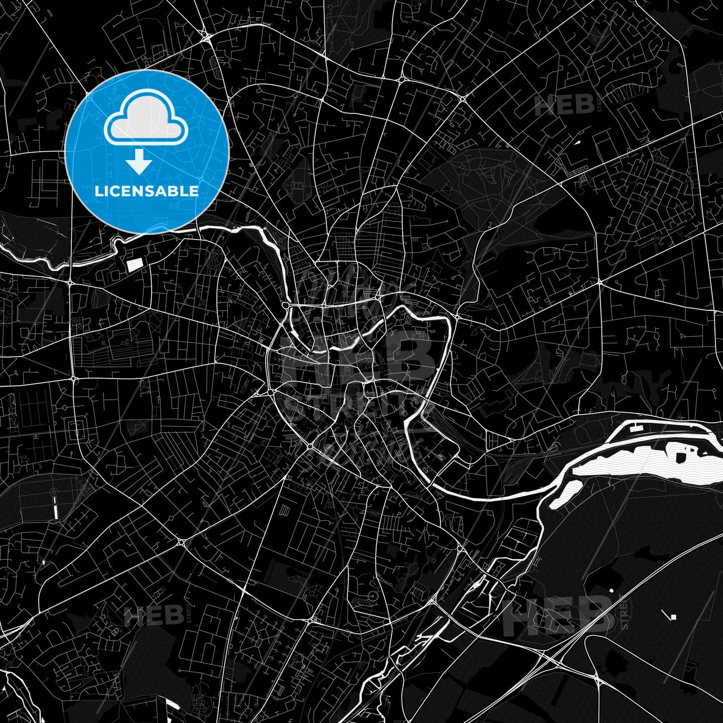 Norwich, England PDF map