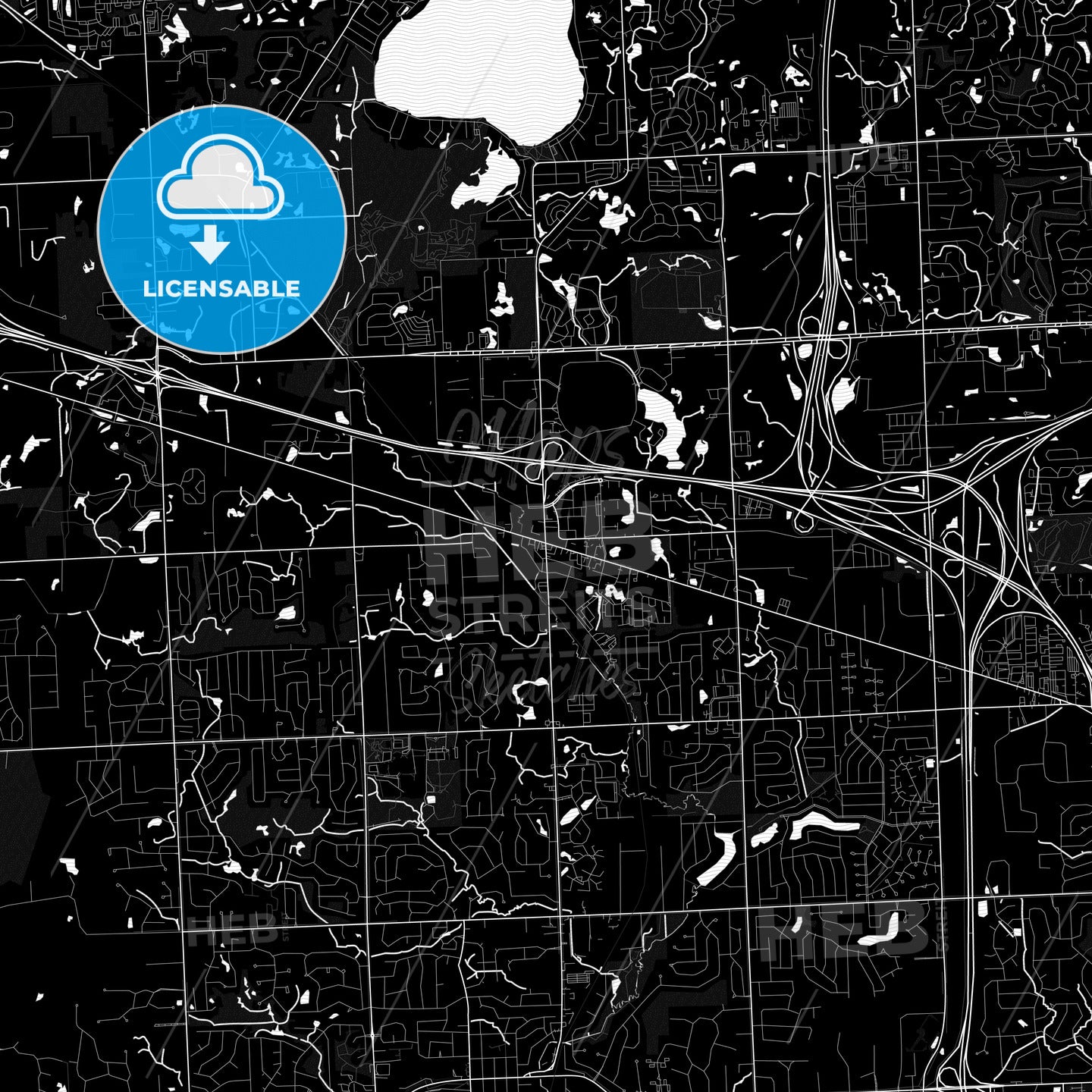 Novi, Michigan, United States, PDF map