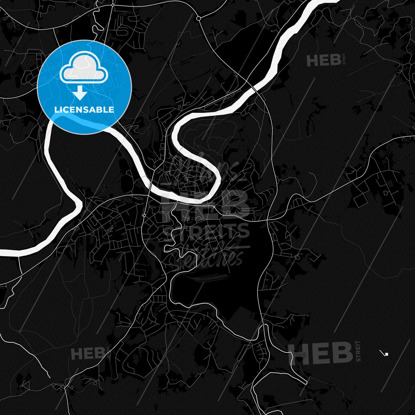 Novo Mesto, Slovenia PDF map