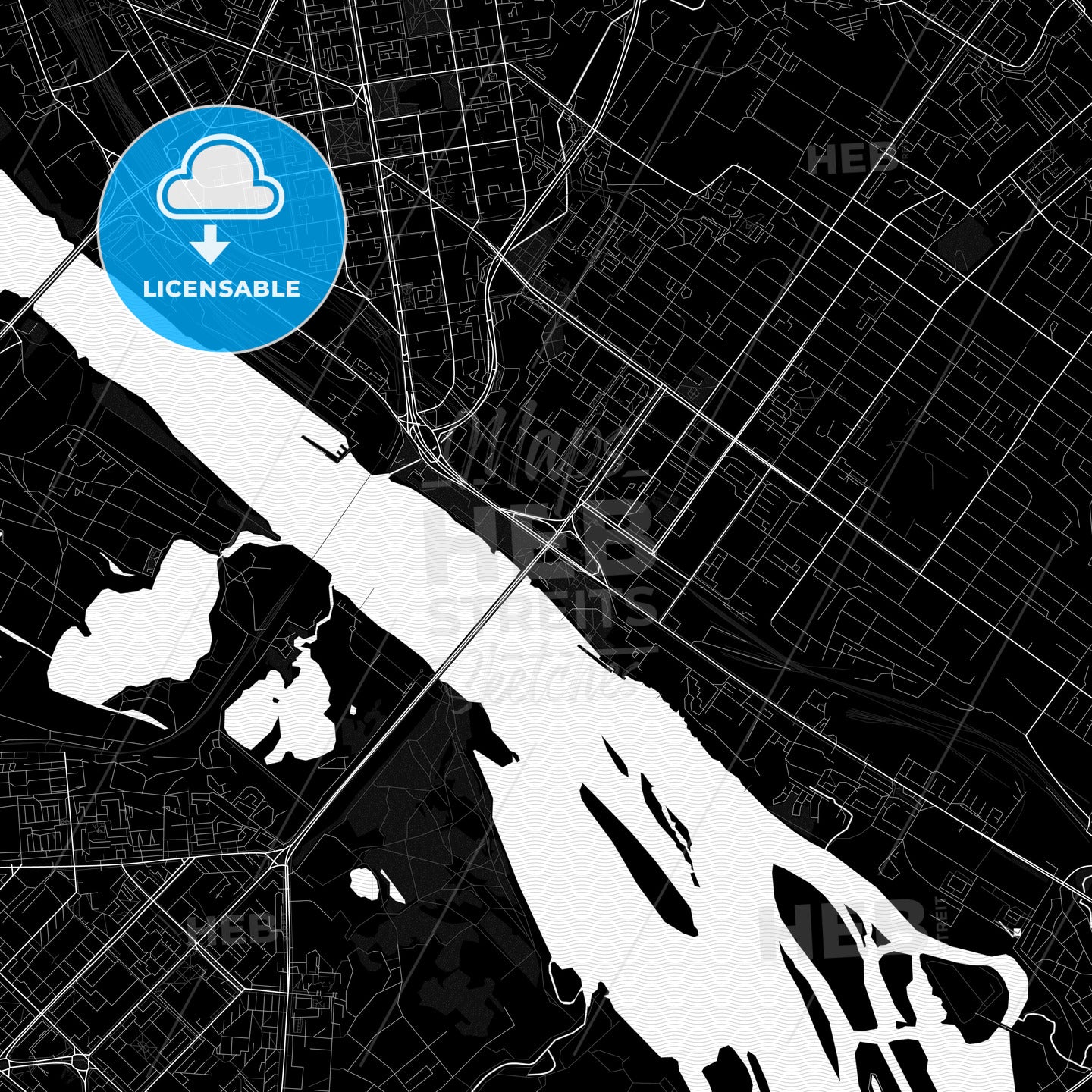 Novosibirsk, Russia PDF map