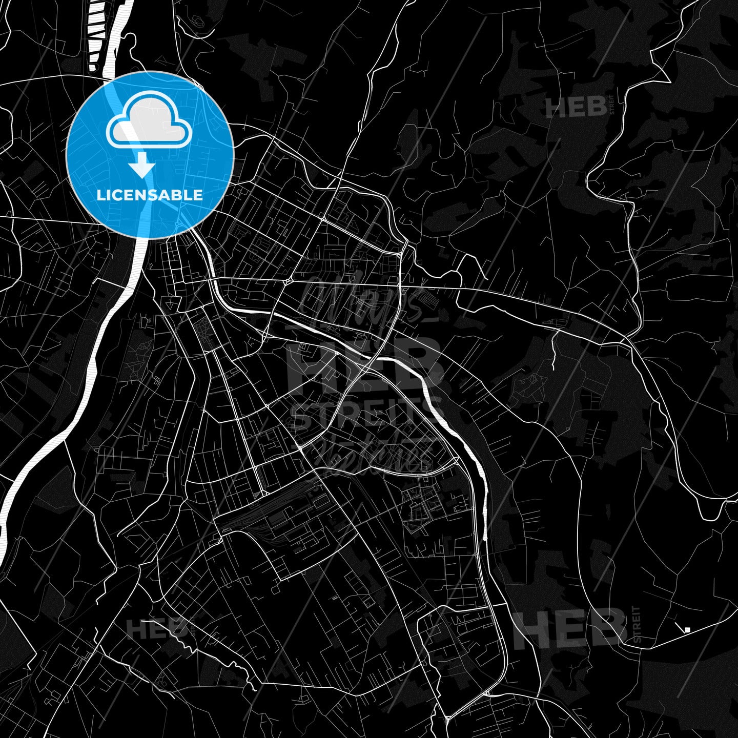 Nowy Sącz, Poland PDF map