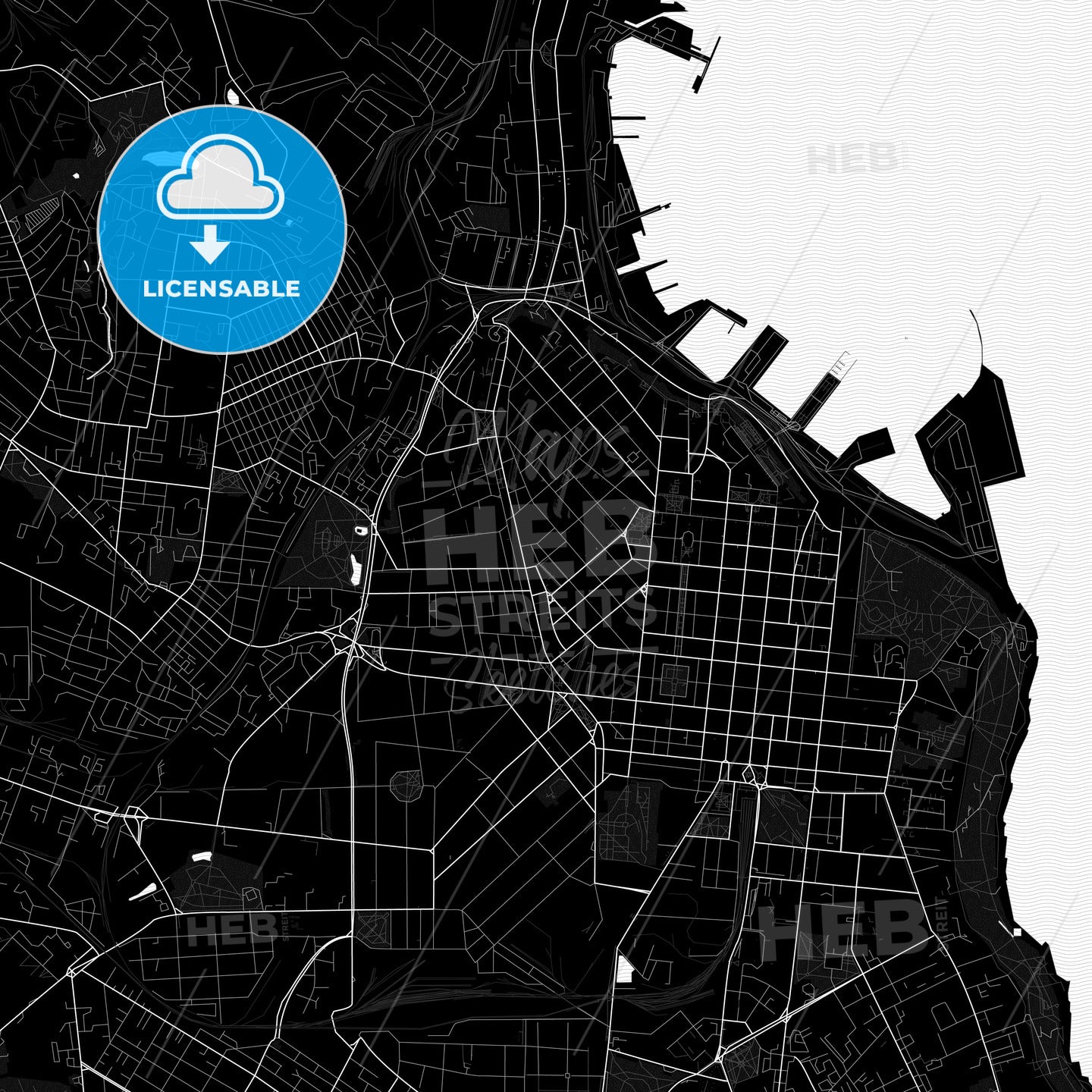 Odessa, Ukraine PDF map